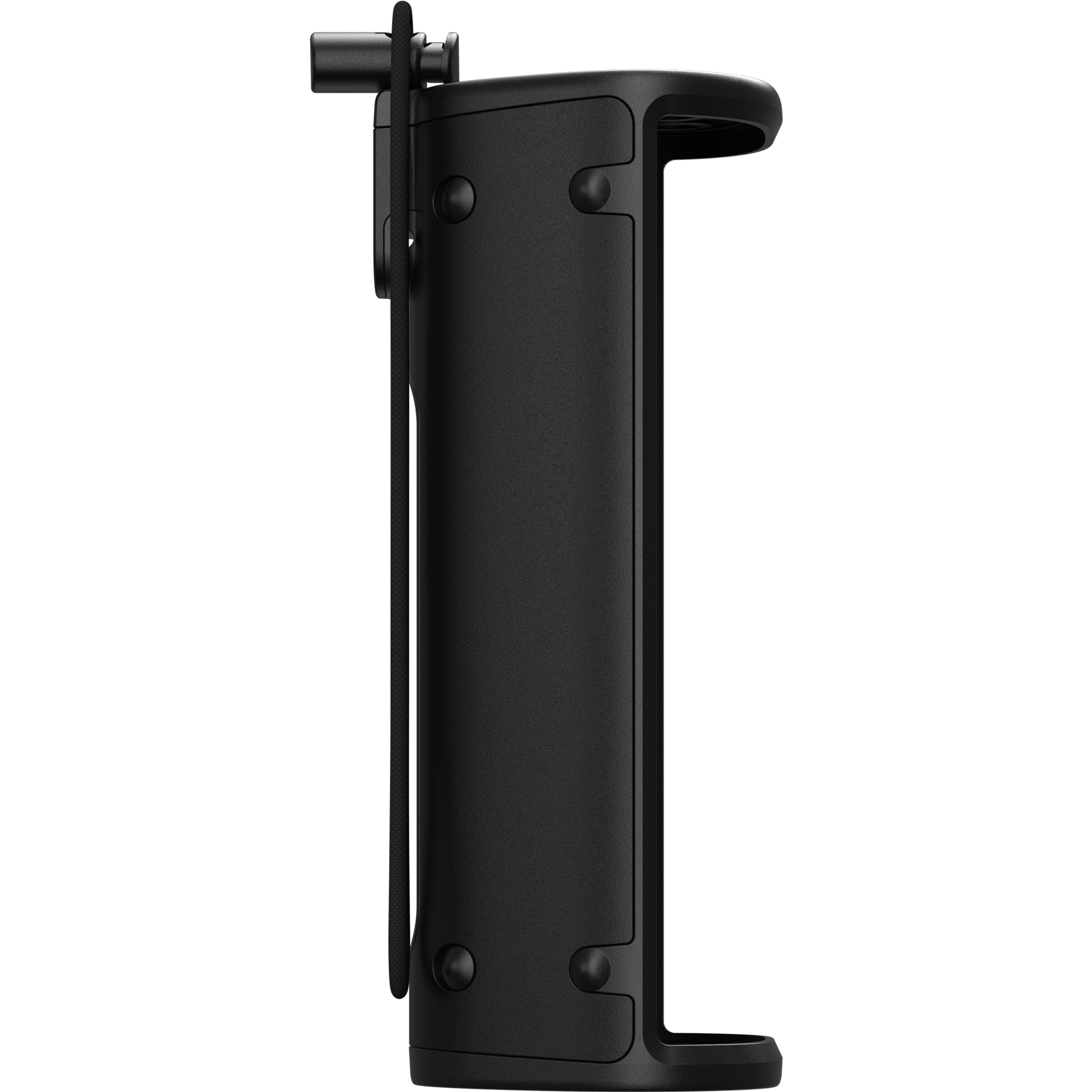 Side of an empty black OtterBox Sonos Roam 2 case