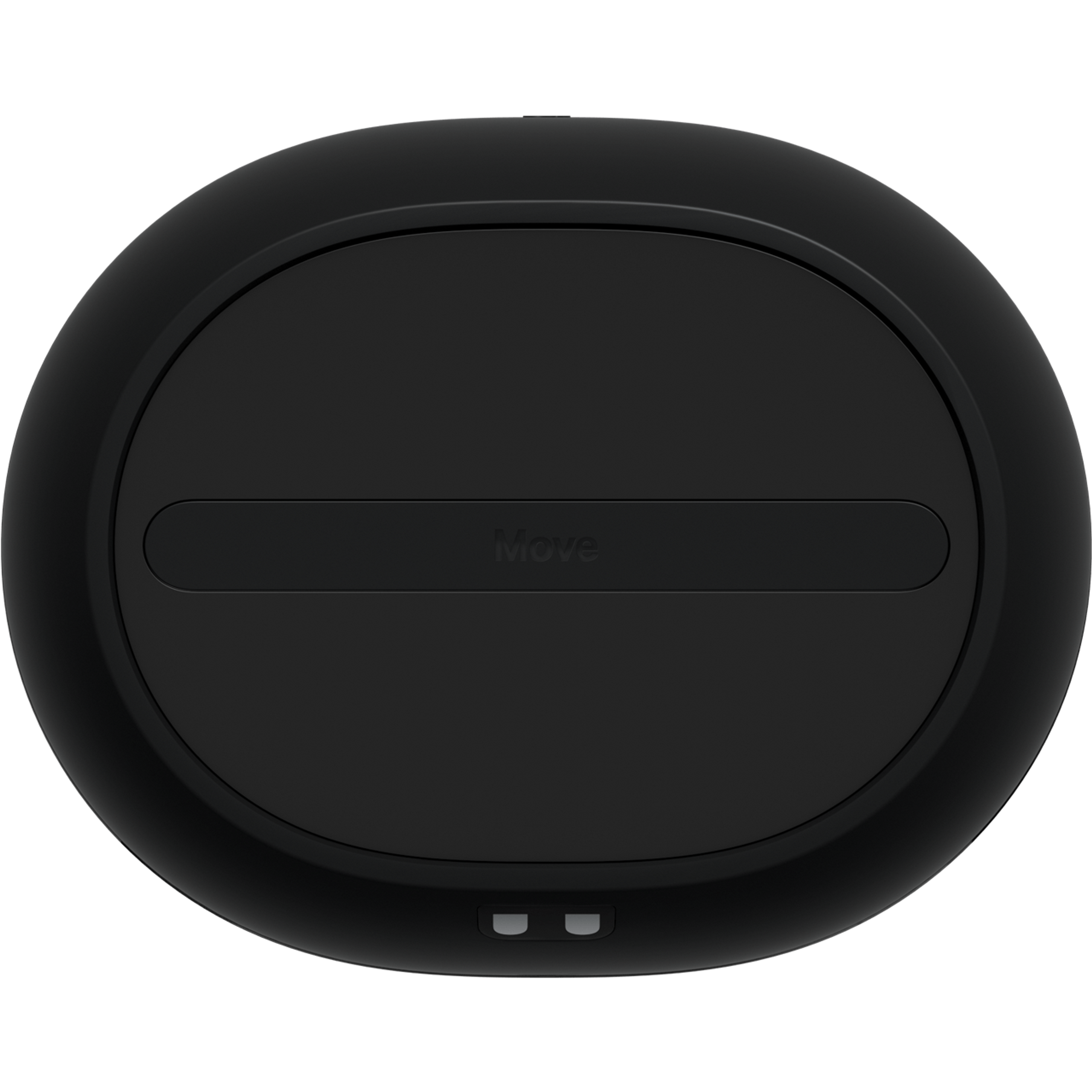 Image of the bottom of a black Sonos Move 2