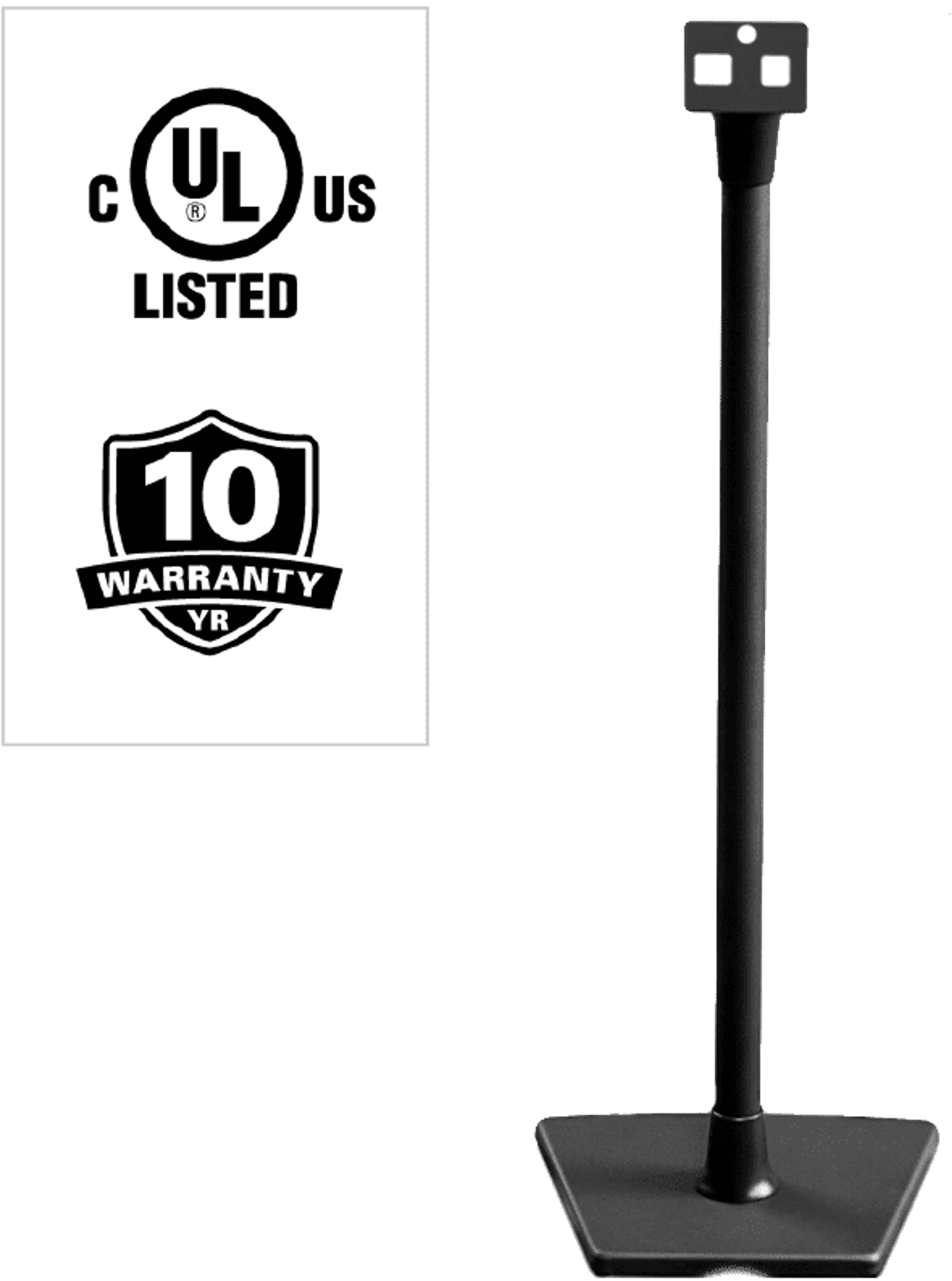 Sanus Stand Warranty black