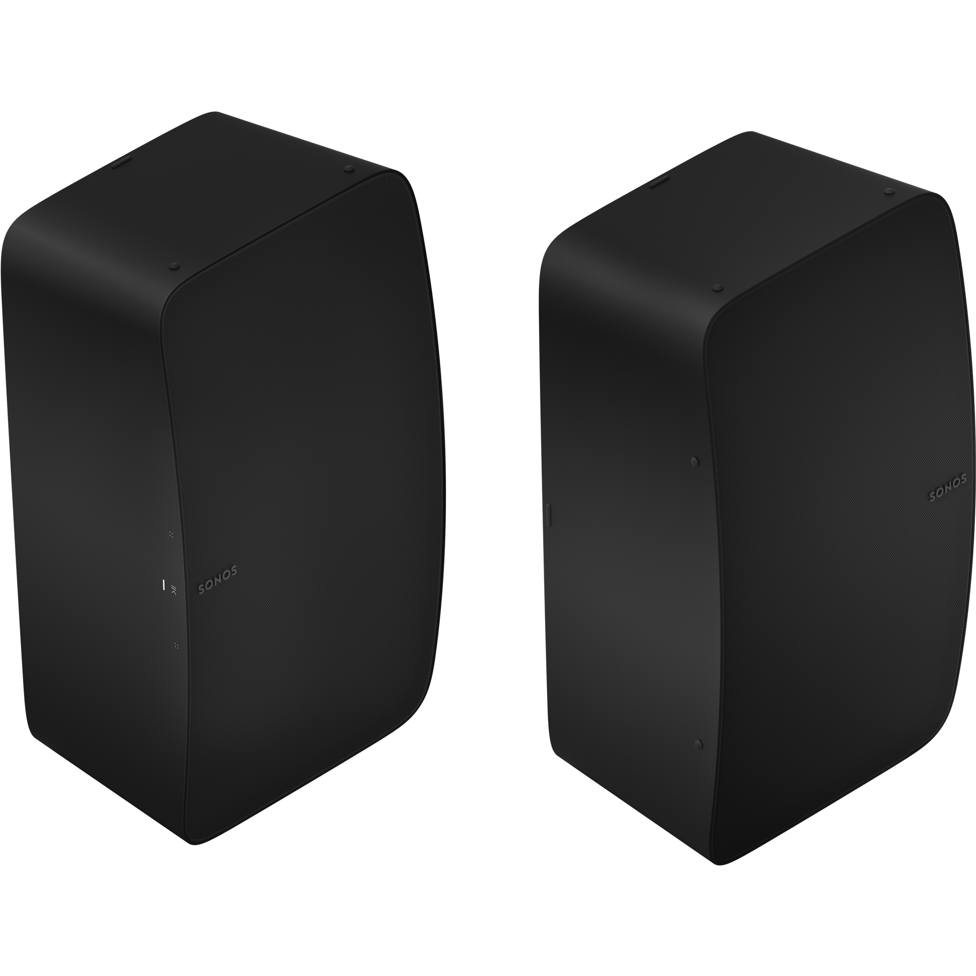 Two Room Set with Five vertical black