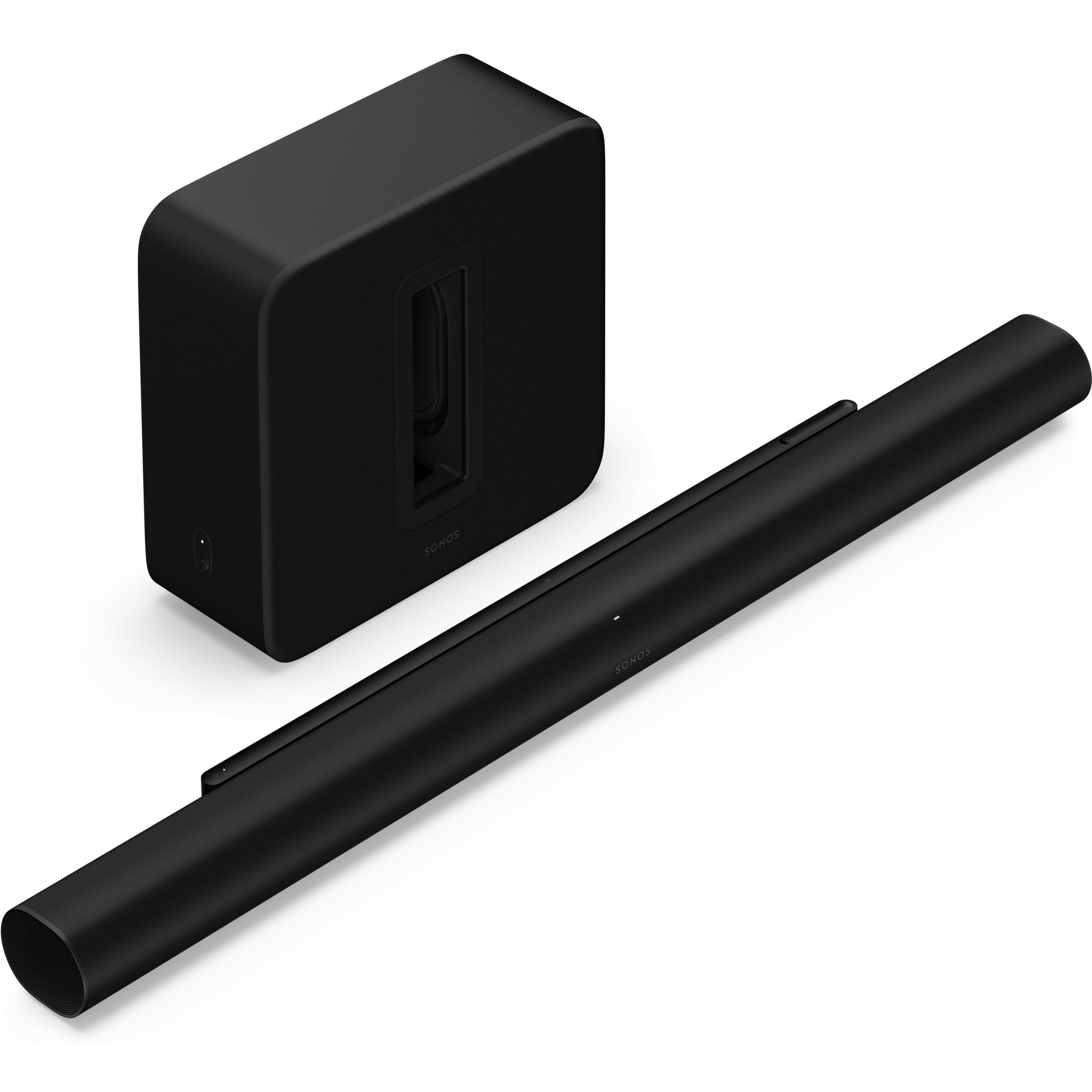 Set of a black Arc Ultra and a black Sub 4