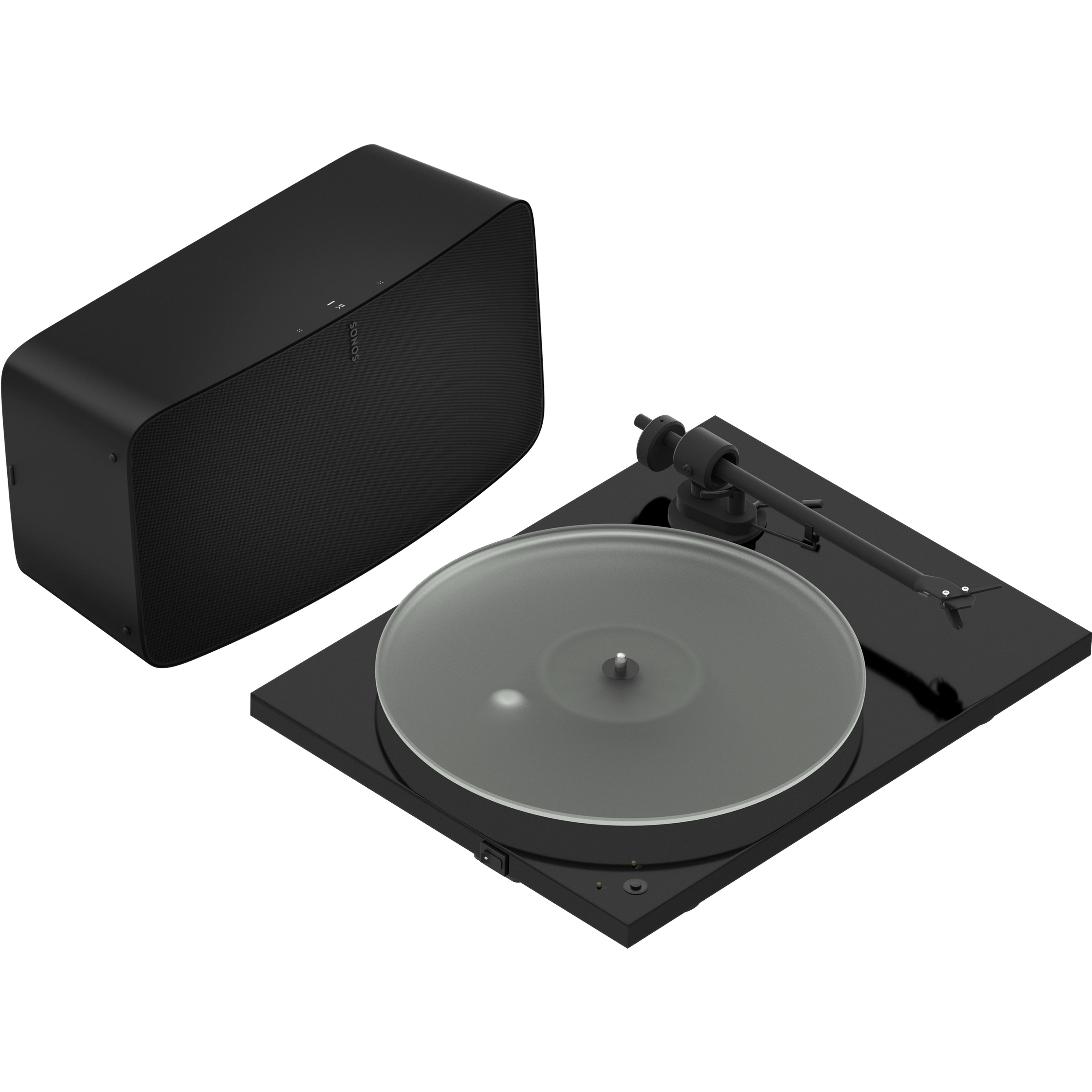 Pro-Ject T1 turntable with Sonos Five black
