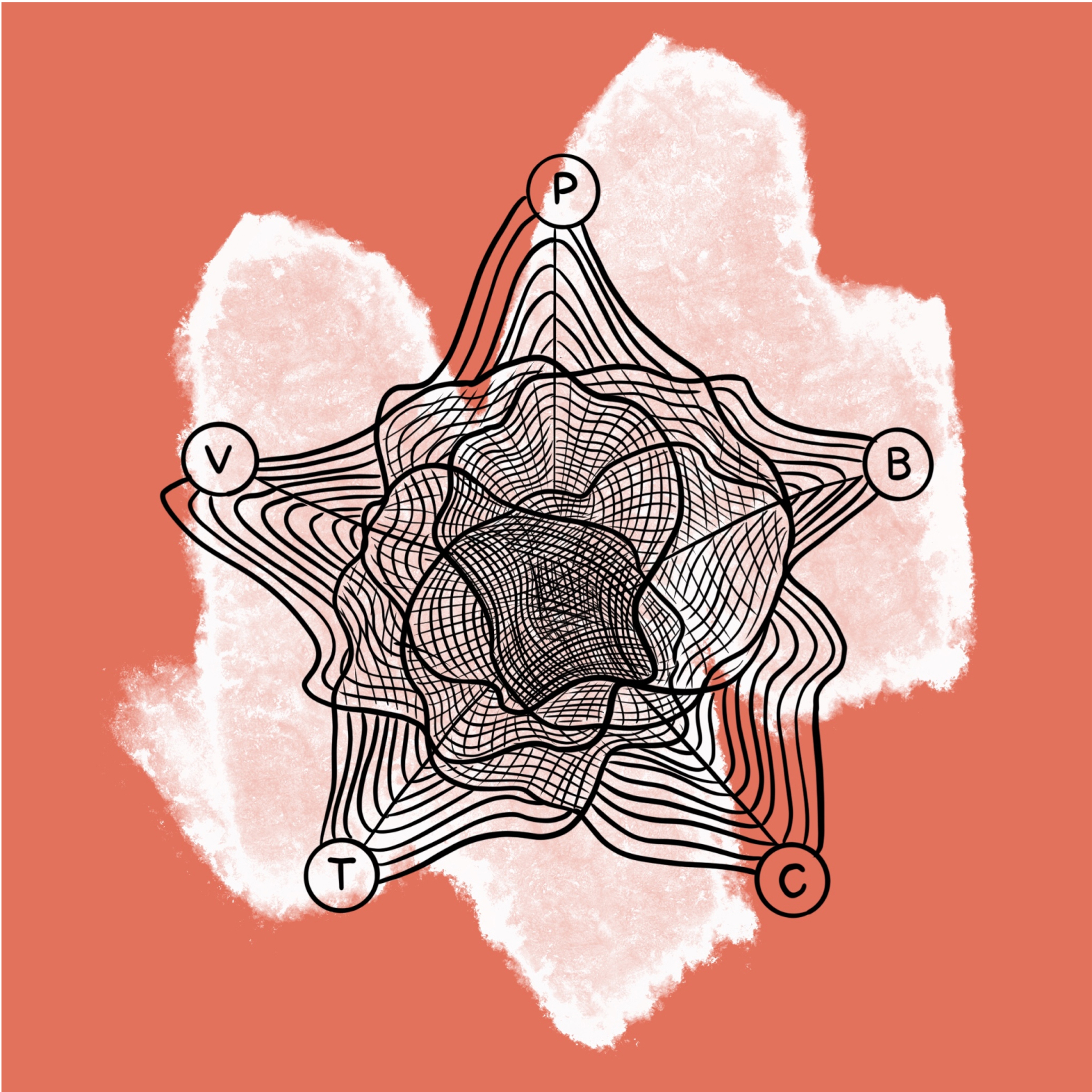 Radio line art image