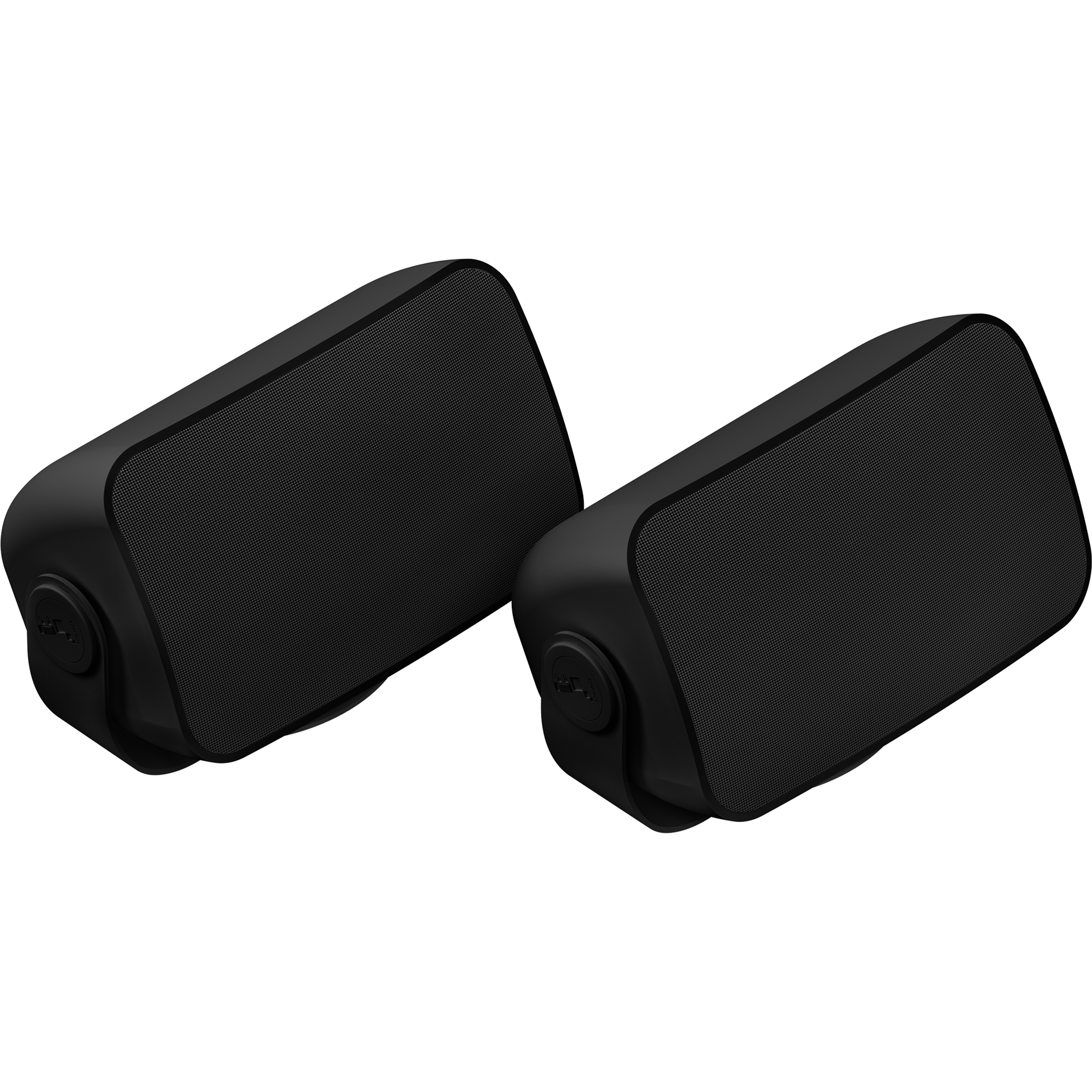 Outdoor speaker pair black