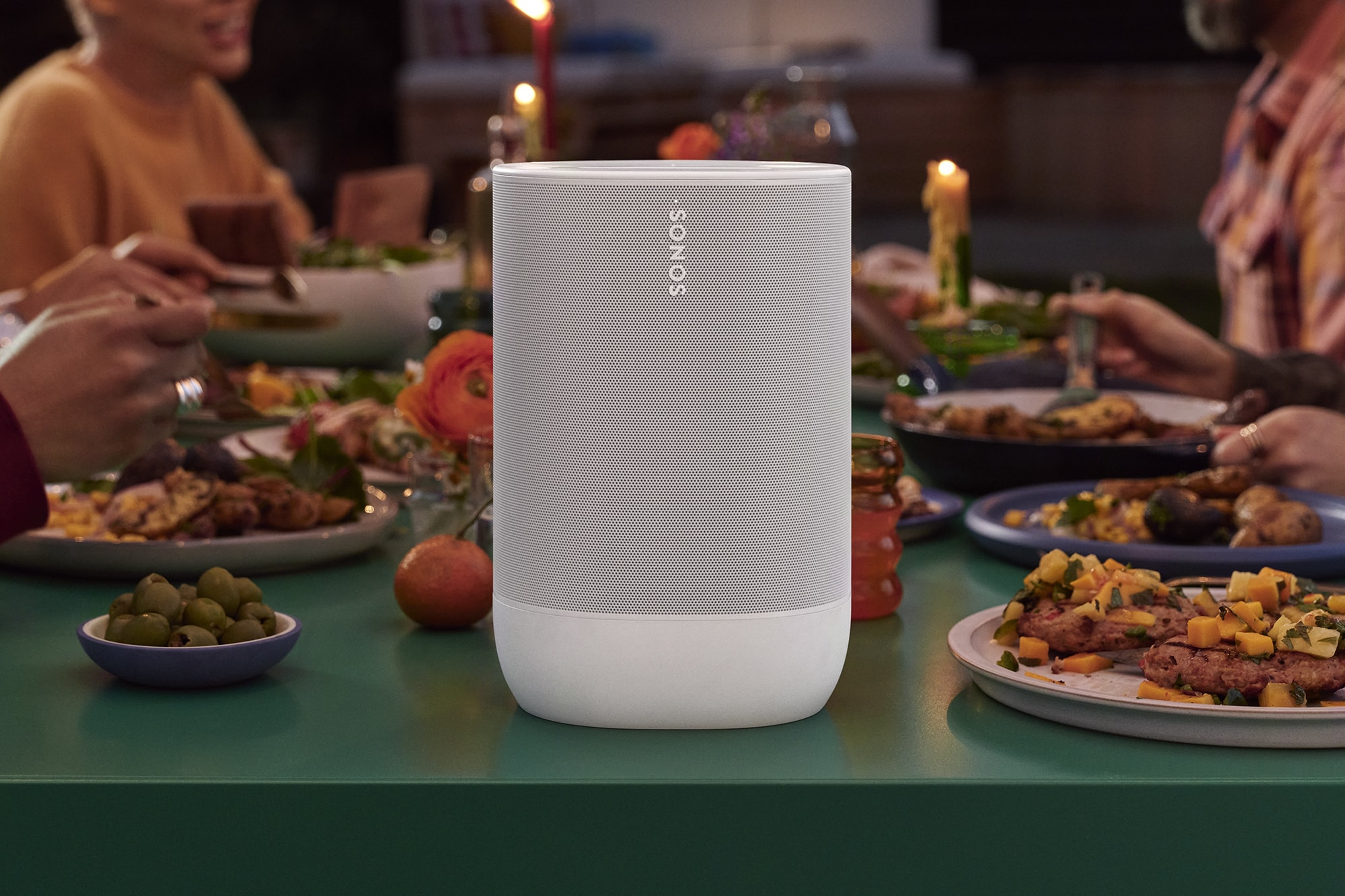 White Move 2 on top of dinner table