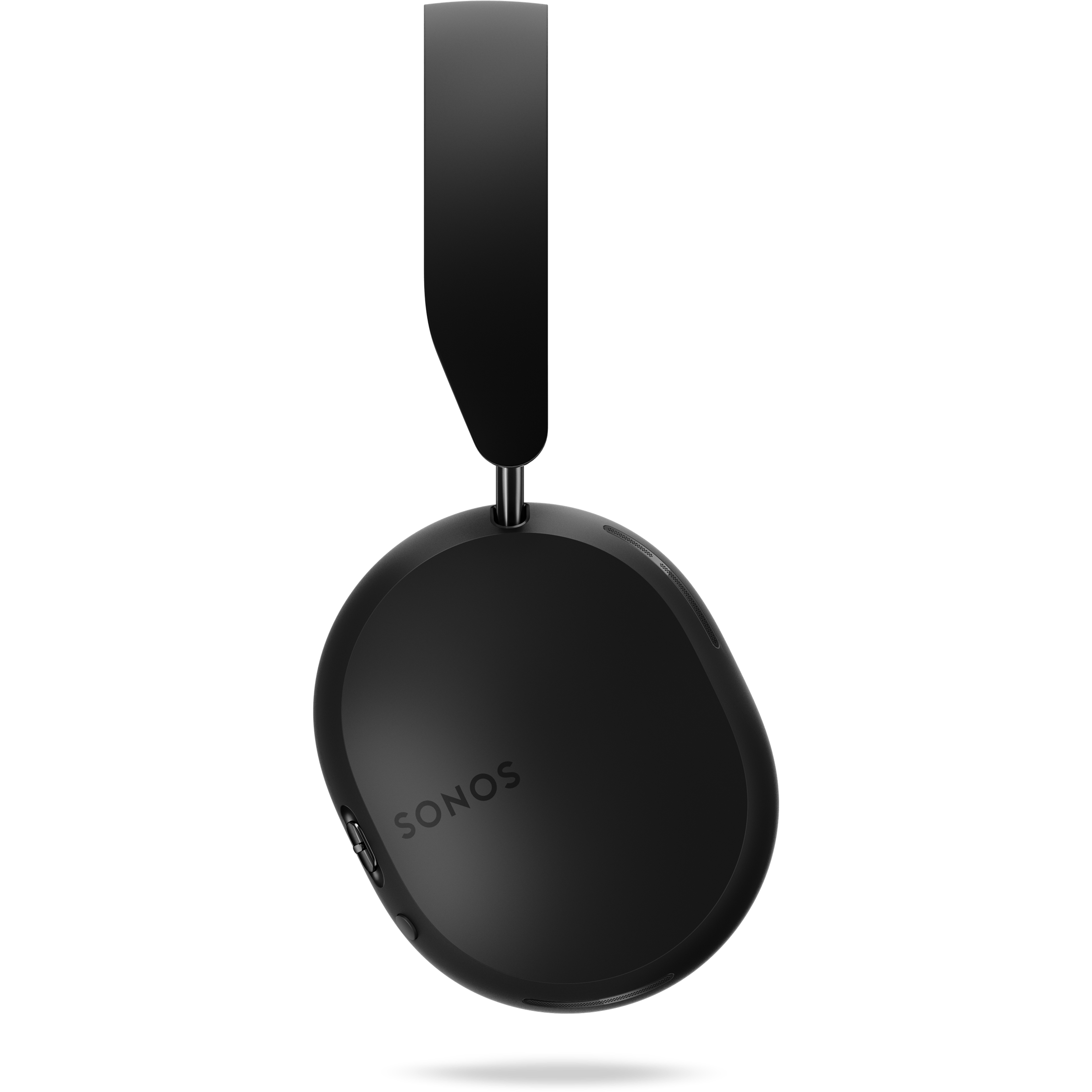 Une paire d’écouteurs Sonos Ace noirs, vue de profil droit