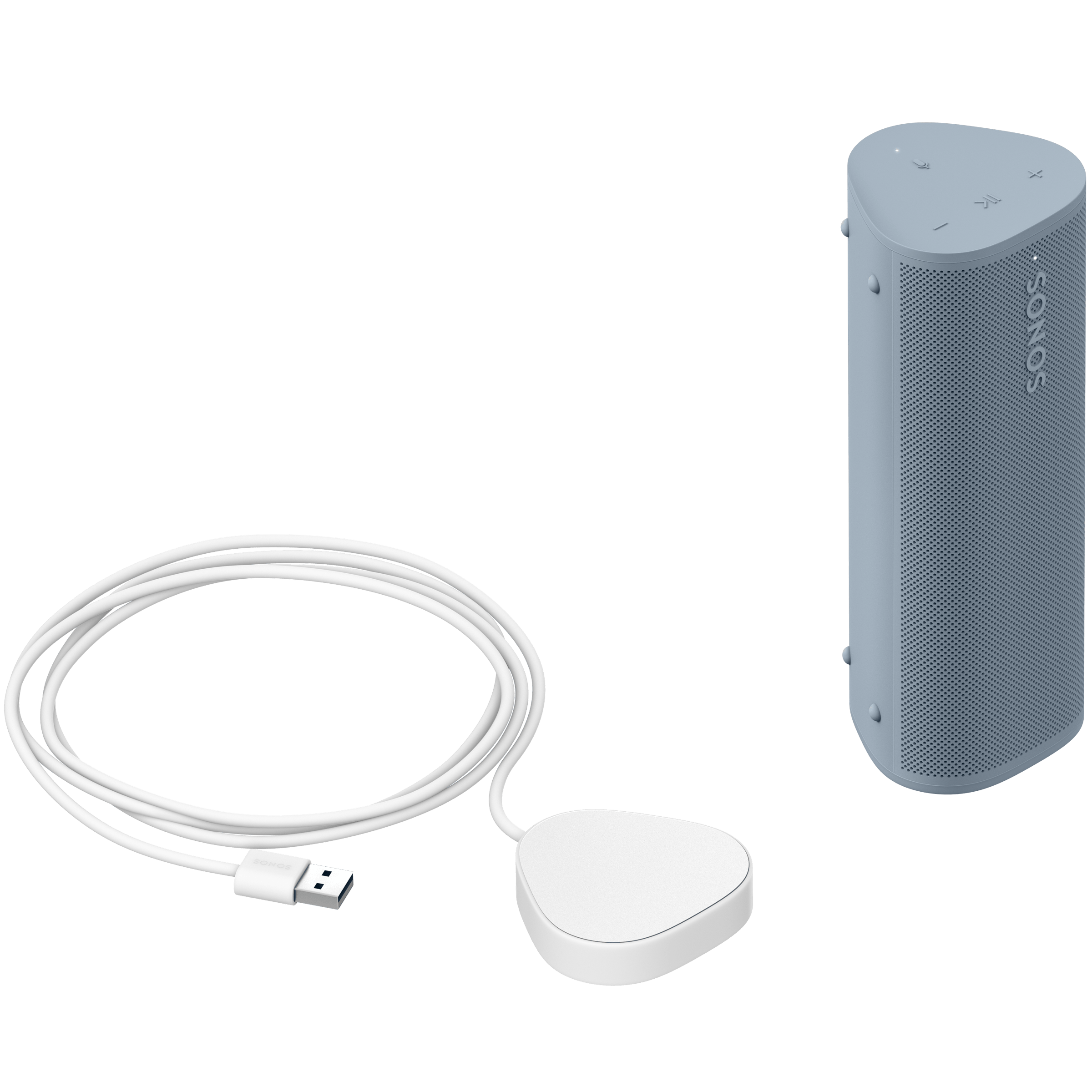 Roam 2 Charging Set: Bluetooth Speaker with Wireless Charger Roam 2 Charging Set: Bluetooth Speaker with Wireless Charger