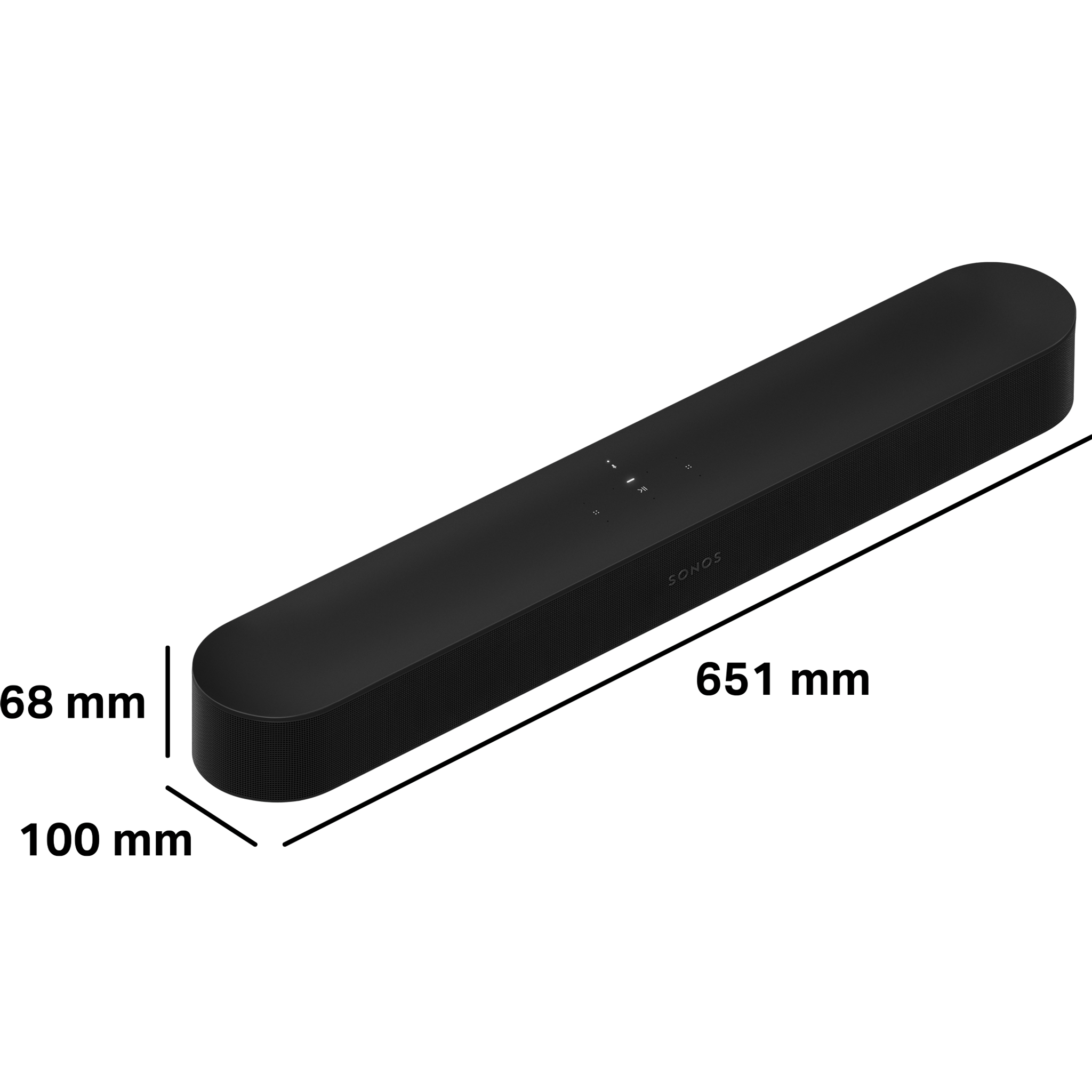 Sonos Beam Soundbar TV Smart, Compatibile con Alexa e Google Assistant Integrati, Nero Sonos Beam Soundbar TV Smart, Compatibile con Alexa e Google Assistant Integrati, Nero