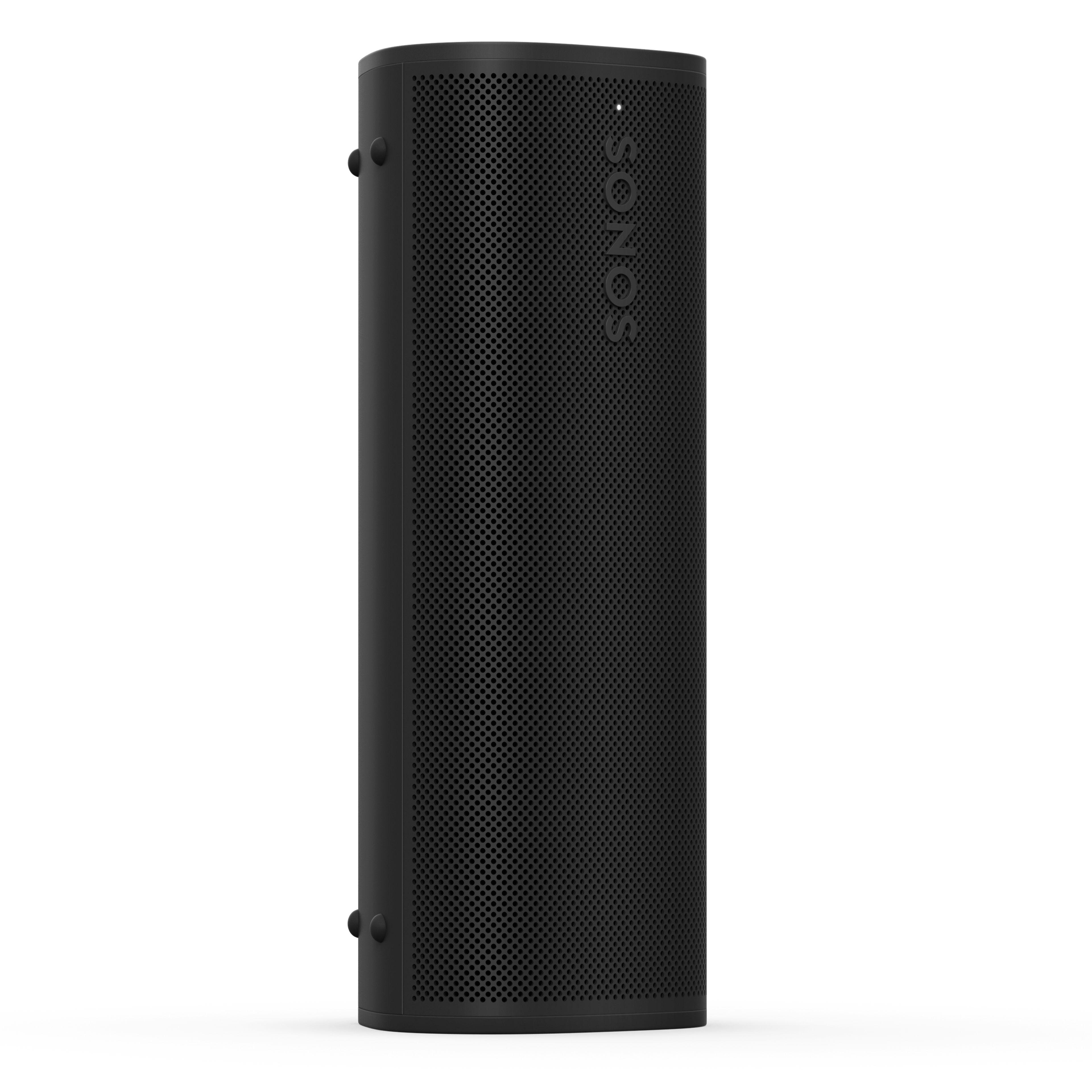 Black Sonos Roam 2 in front side angle