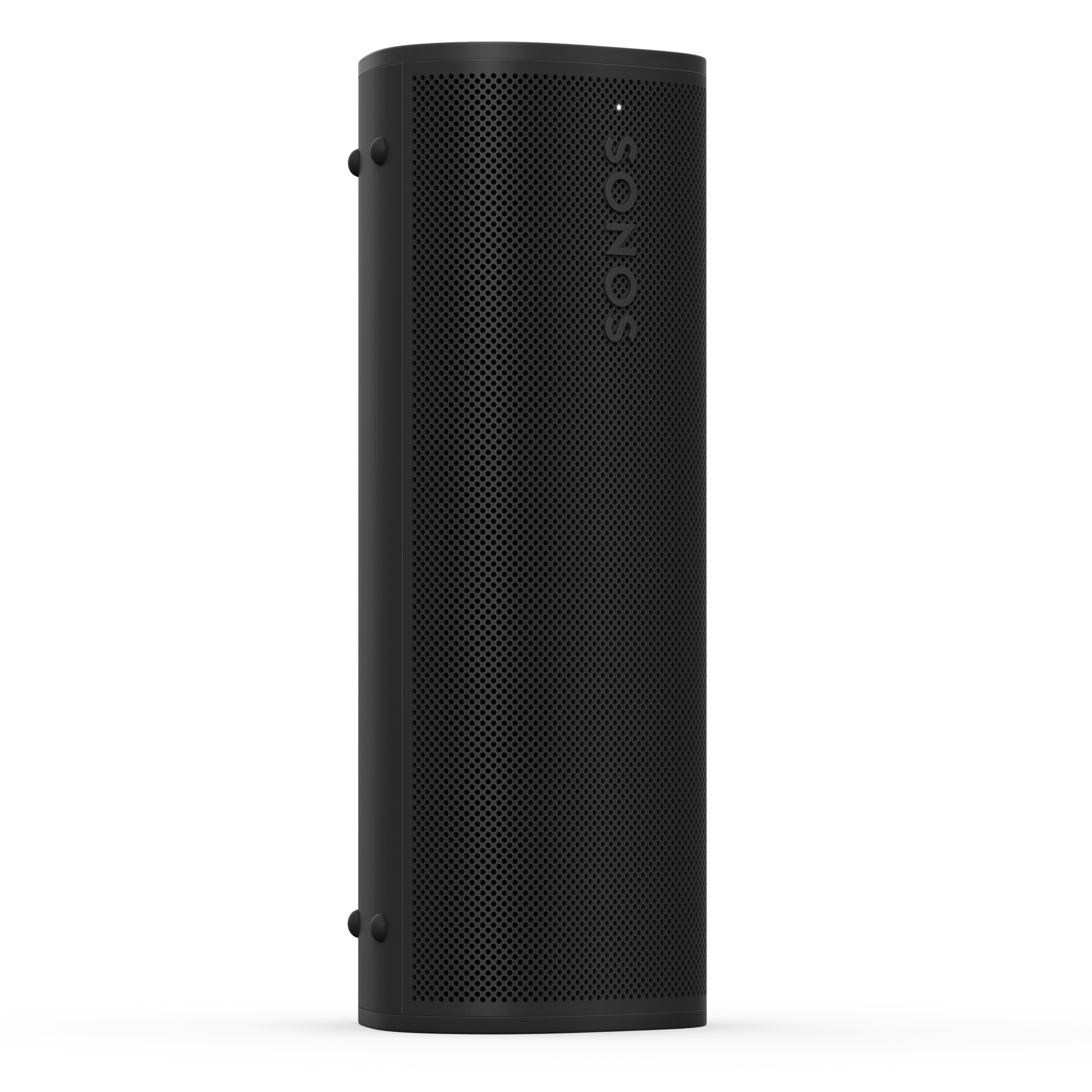 Black Sonos Roam 2 in front side angle