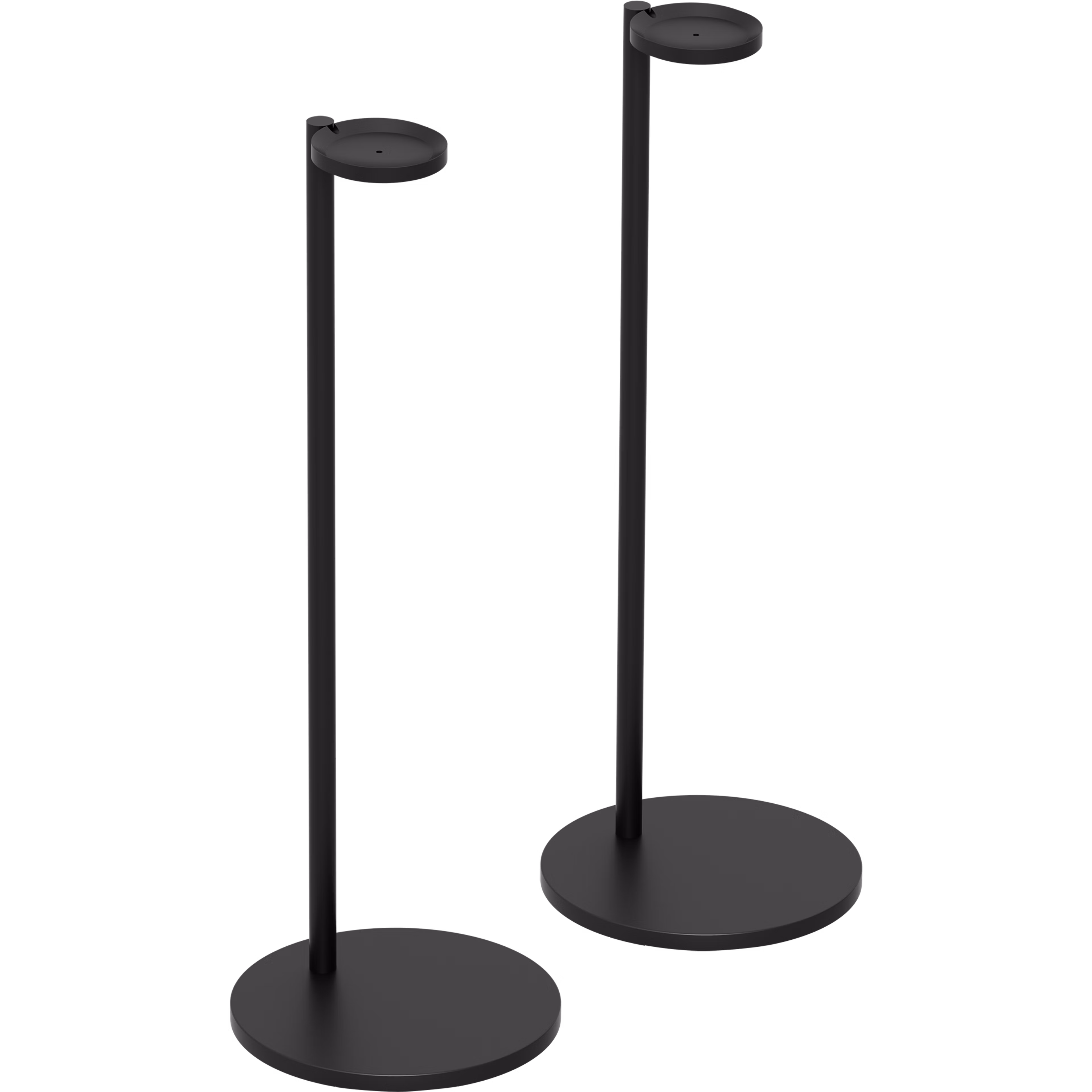 Two Sonos Era 100 stands in black