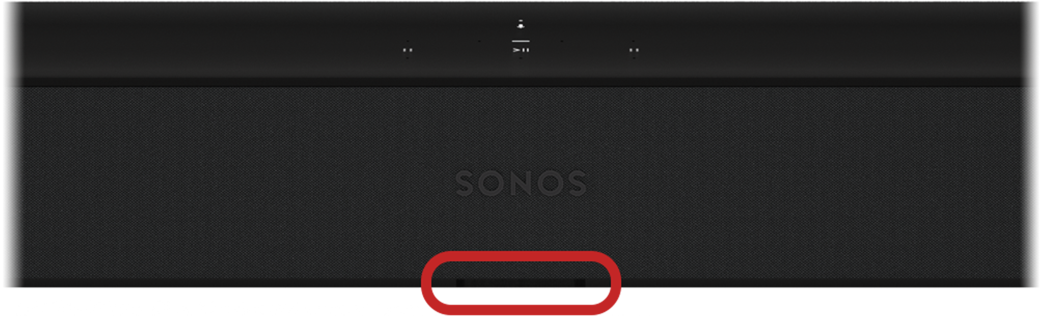 sensor location on home theater products | Sonos