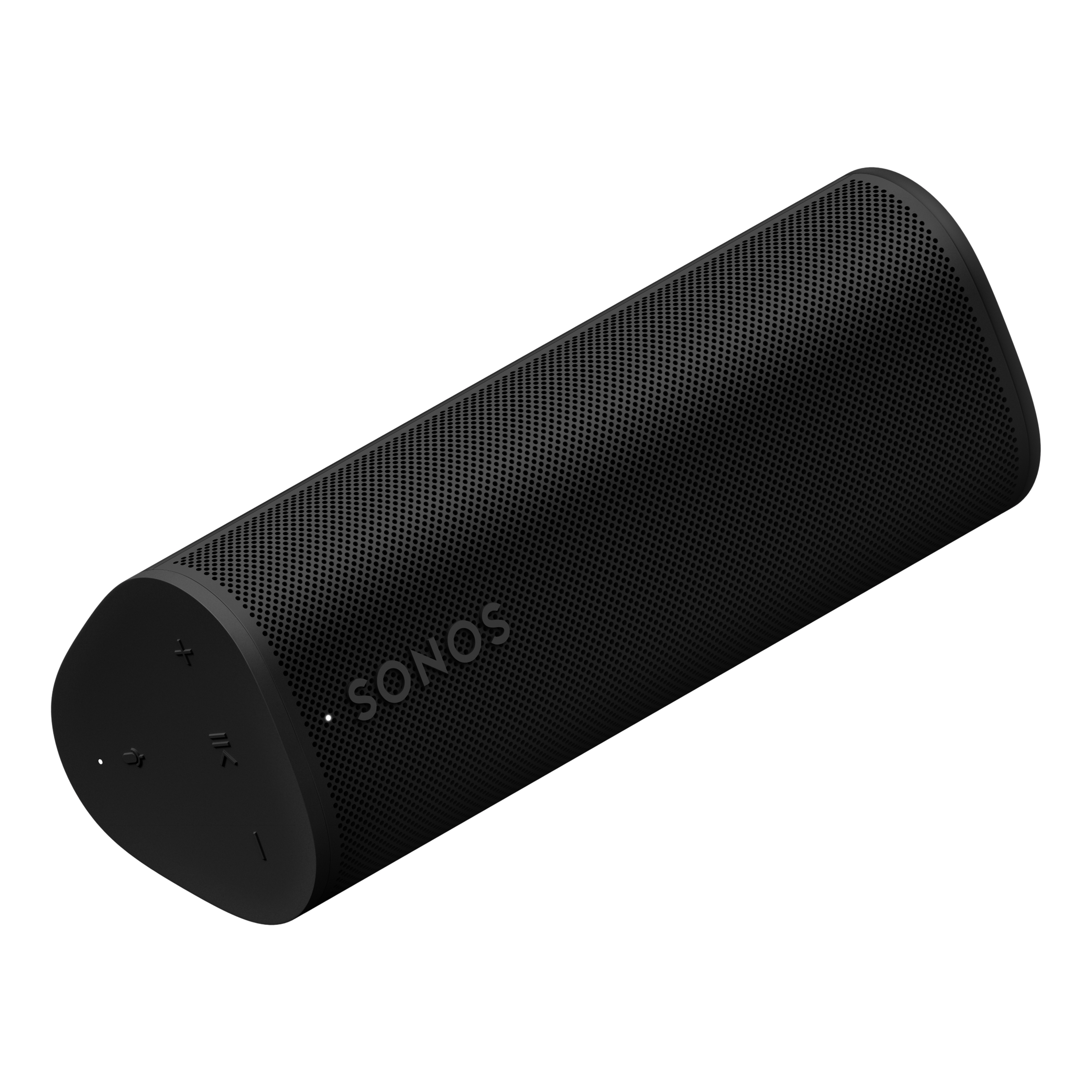 Zestaw z dwoma Sonos Roam 2 w kolorze czarnym w pozycji poziomej