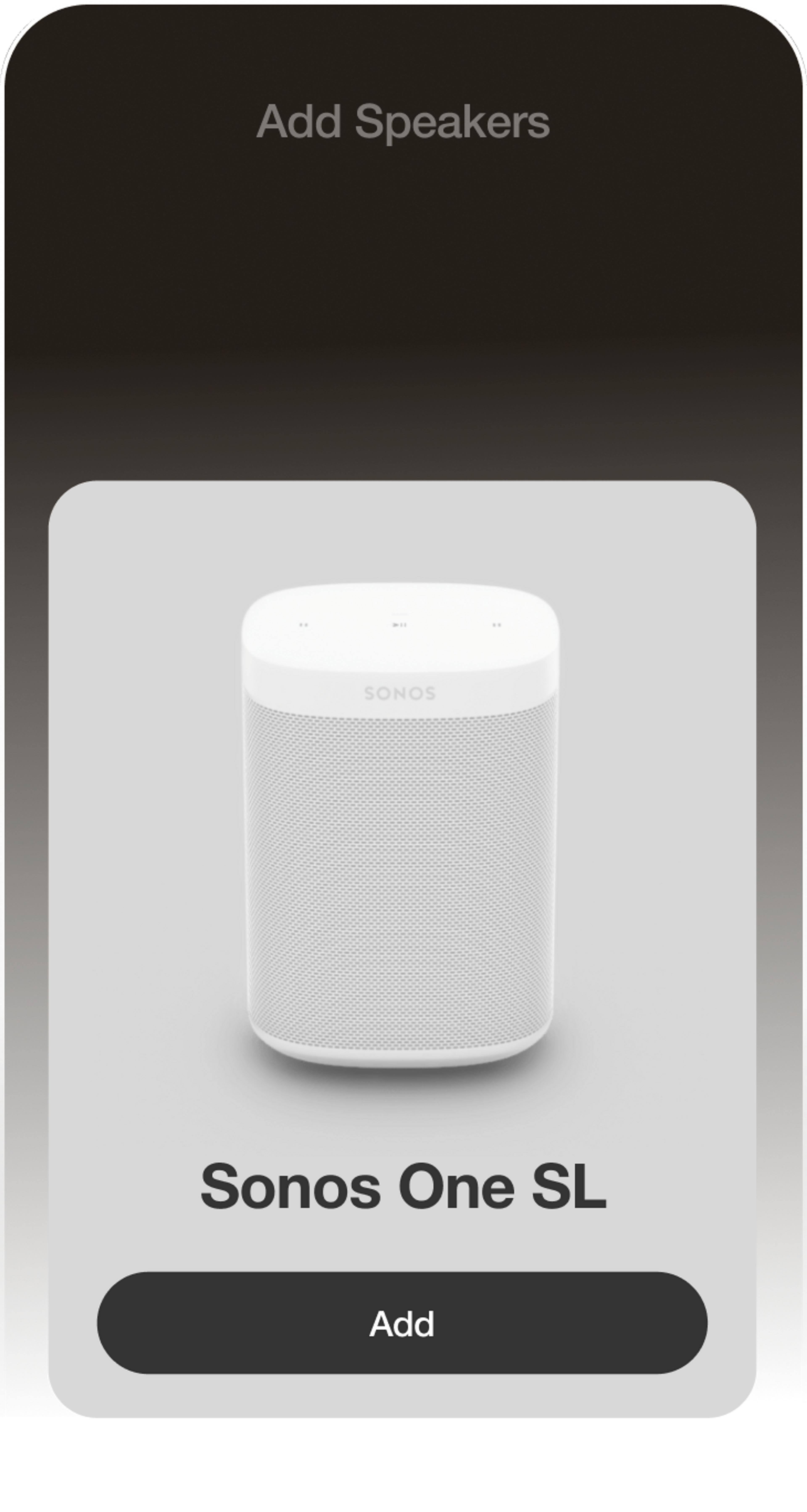 Adding hot sale sonos speaker