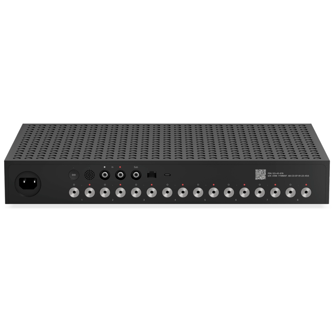 Rear connections on Sonos Amp Multi