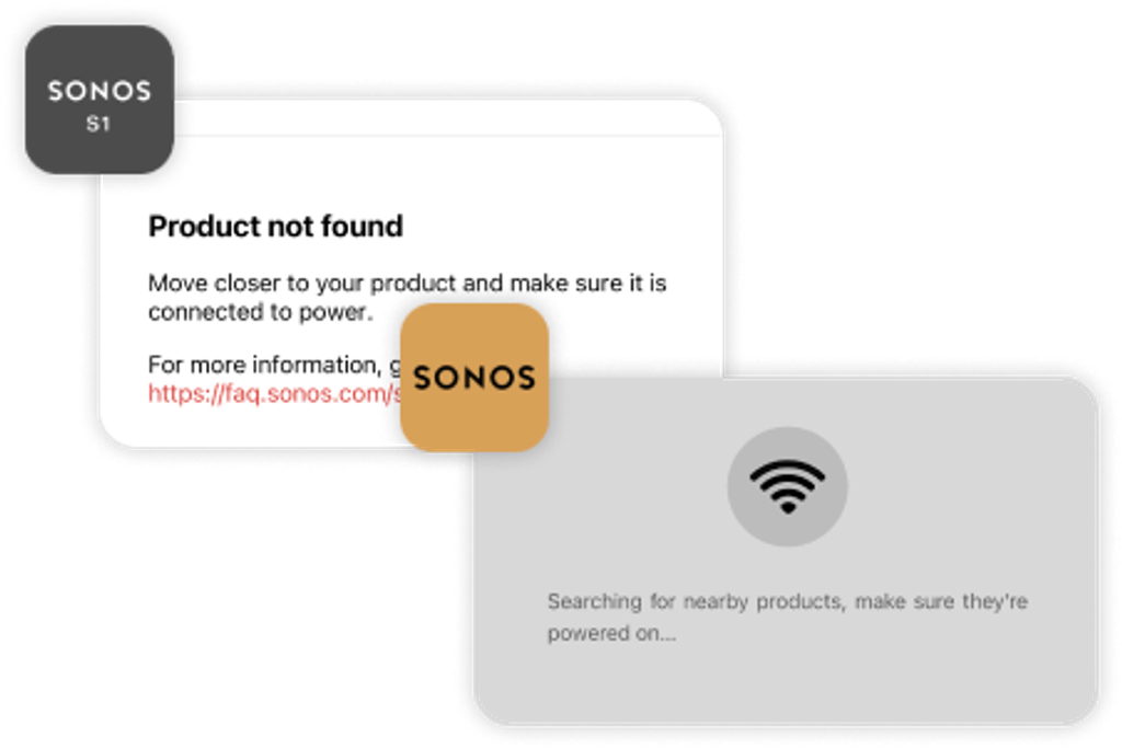 Verbindingsproblemen Sonos