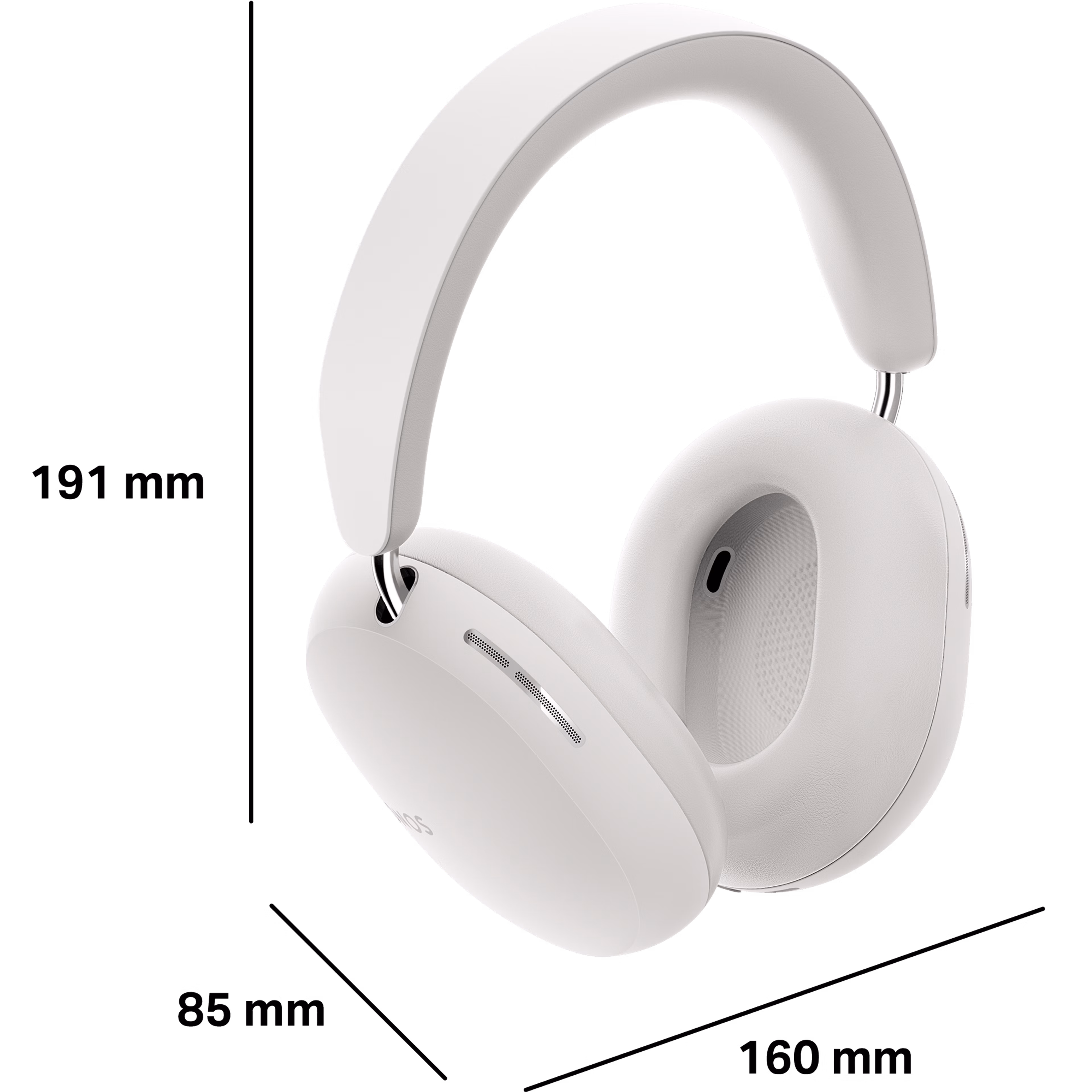 Le Sonos Ace mesure 191 mm de hauteur, 85 mm de profondeur et 160 mm de largeur