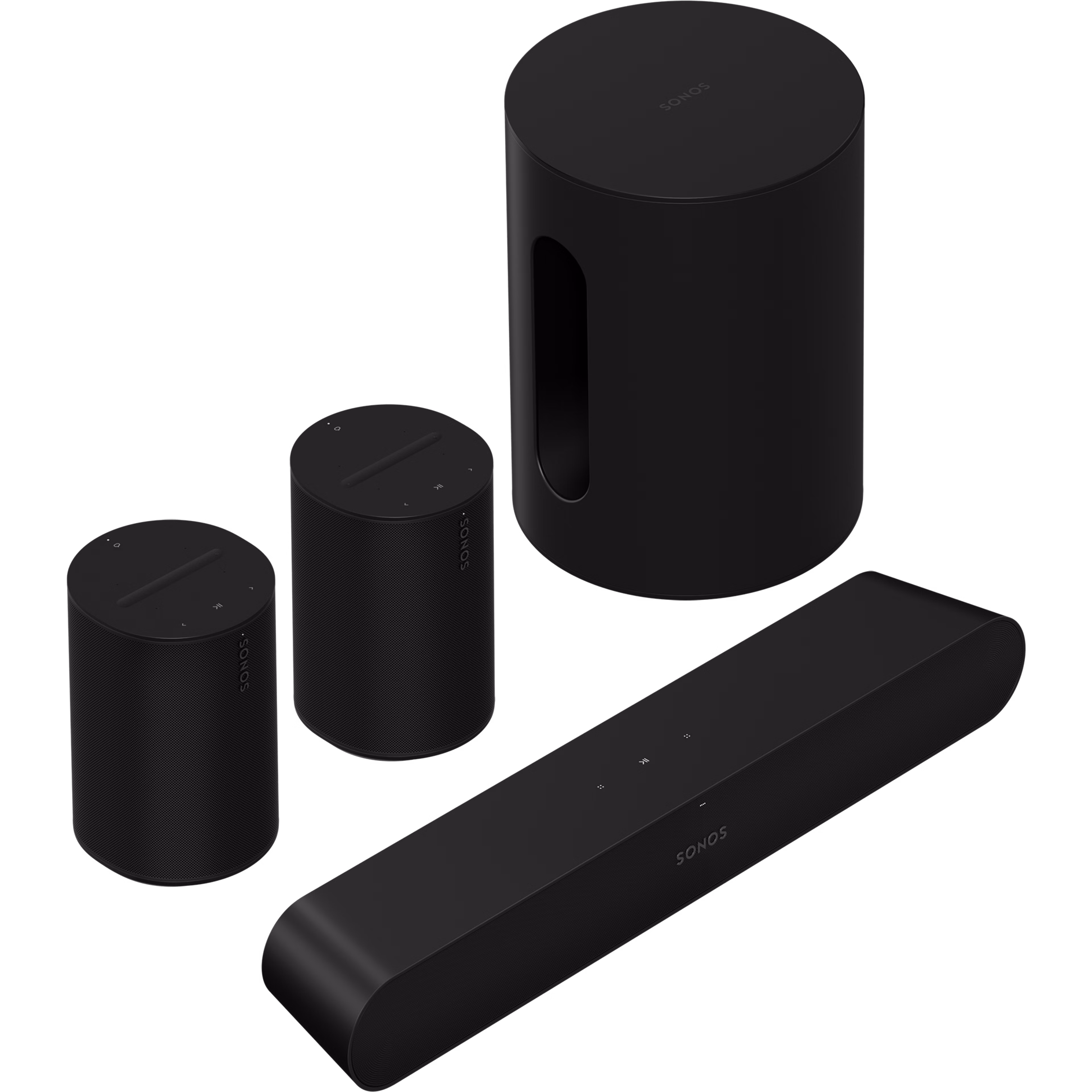 SONOS Ray サウンドバー ブラック Surround Set with Ray and Era 100 Pair | Sonos