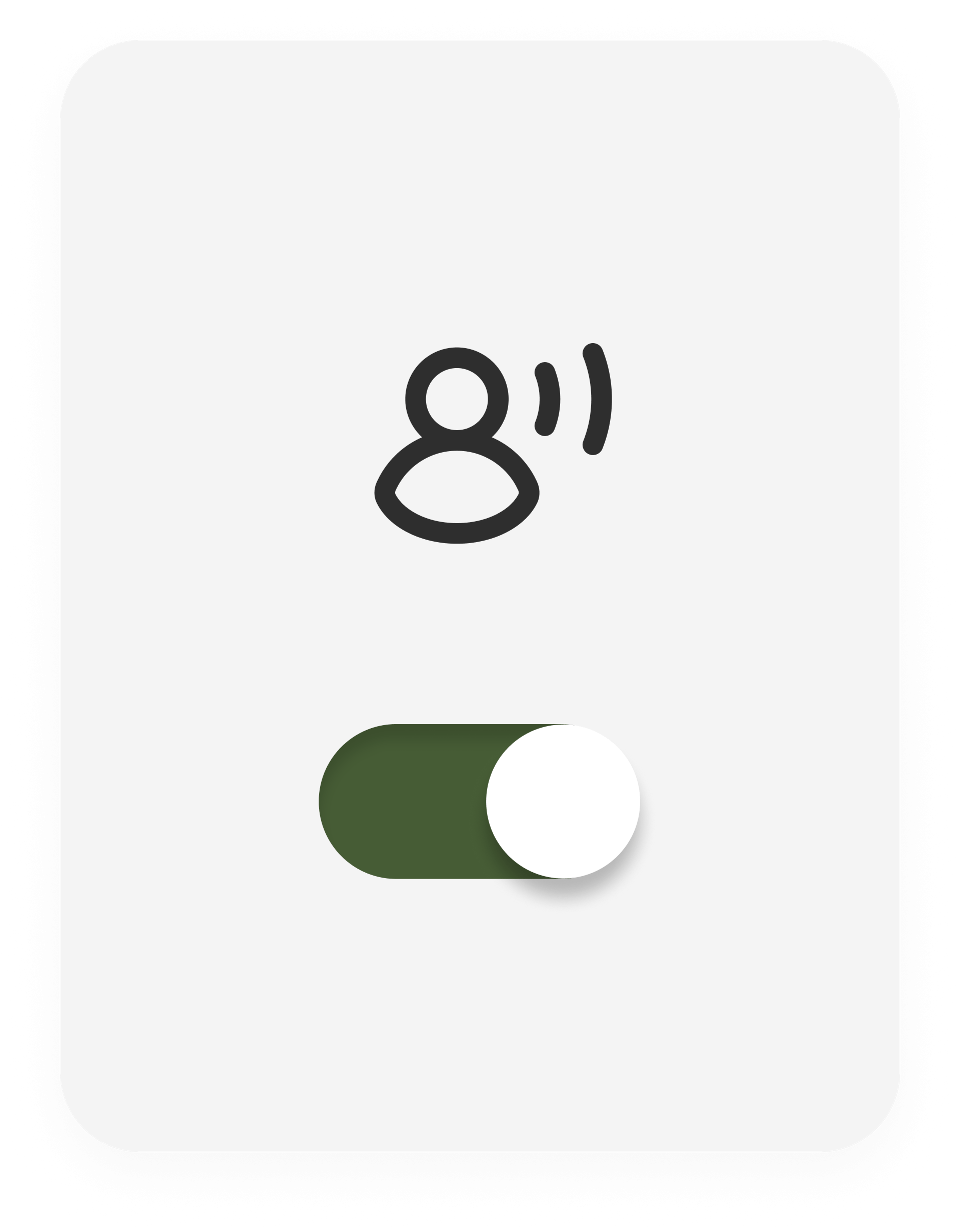 Animated Speech Enhancement toggle screen