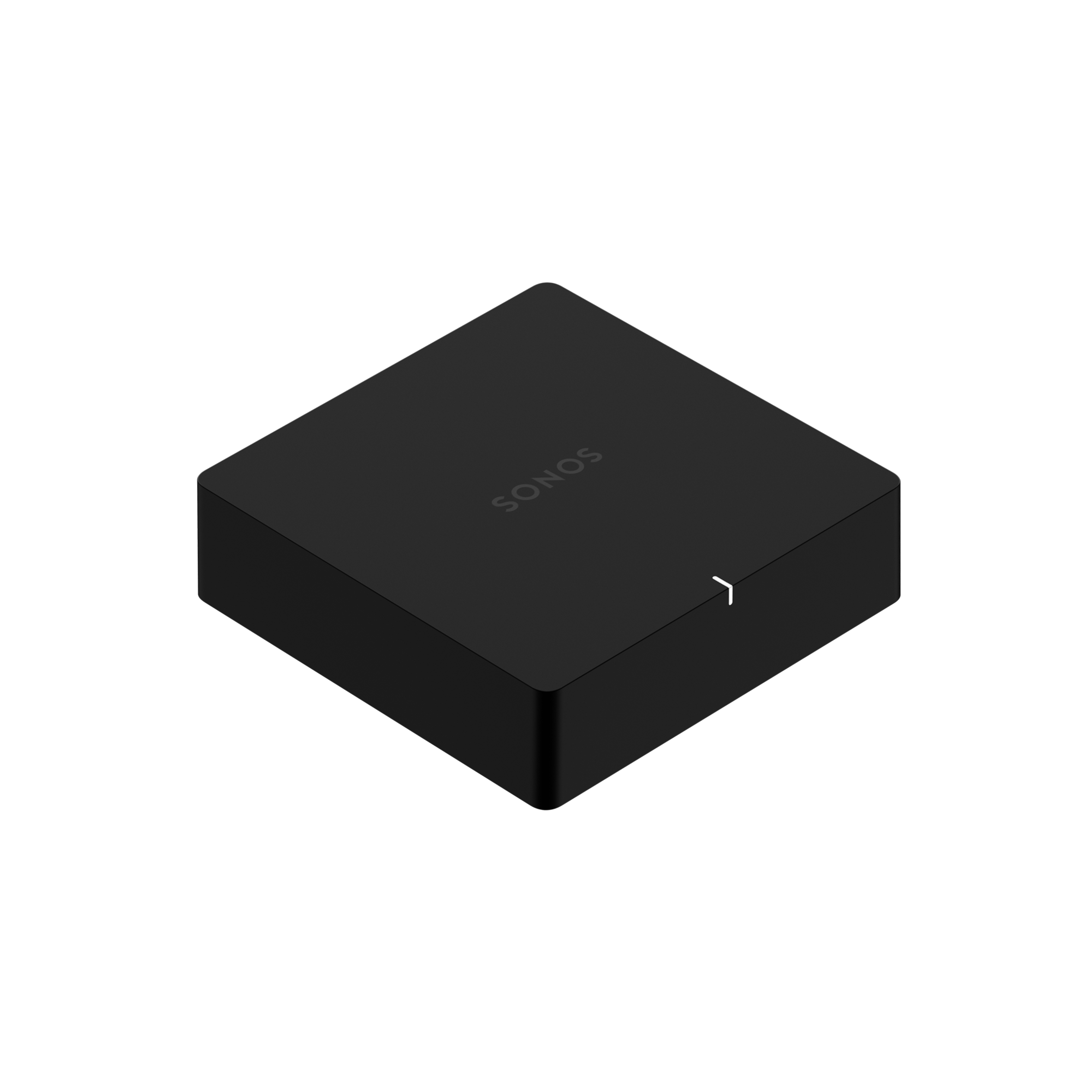 Image of a Sonos Port turned at an angle