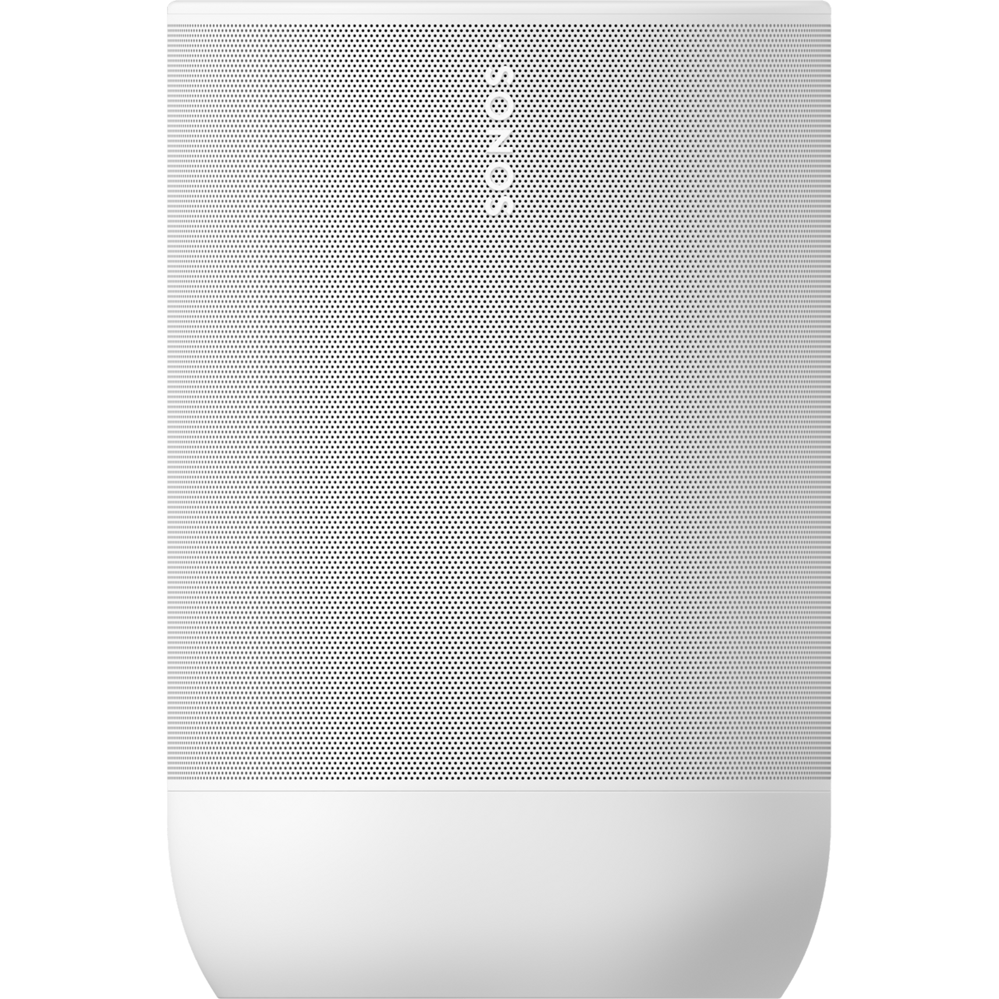 Straight-on front view of a Sonos Move 2 in white