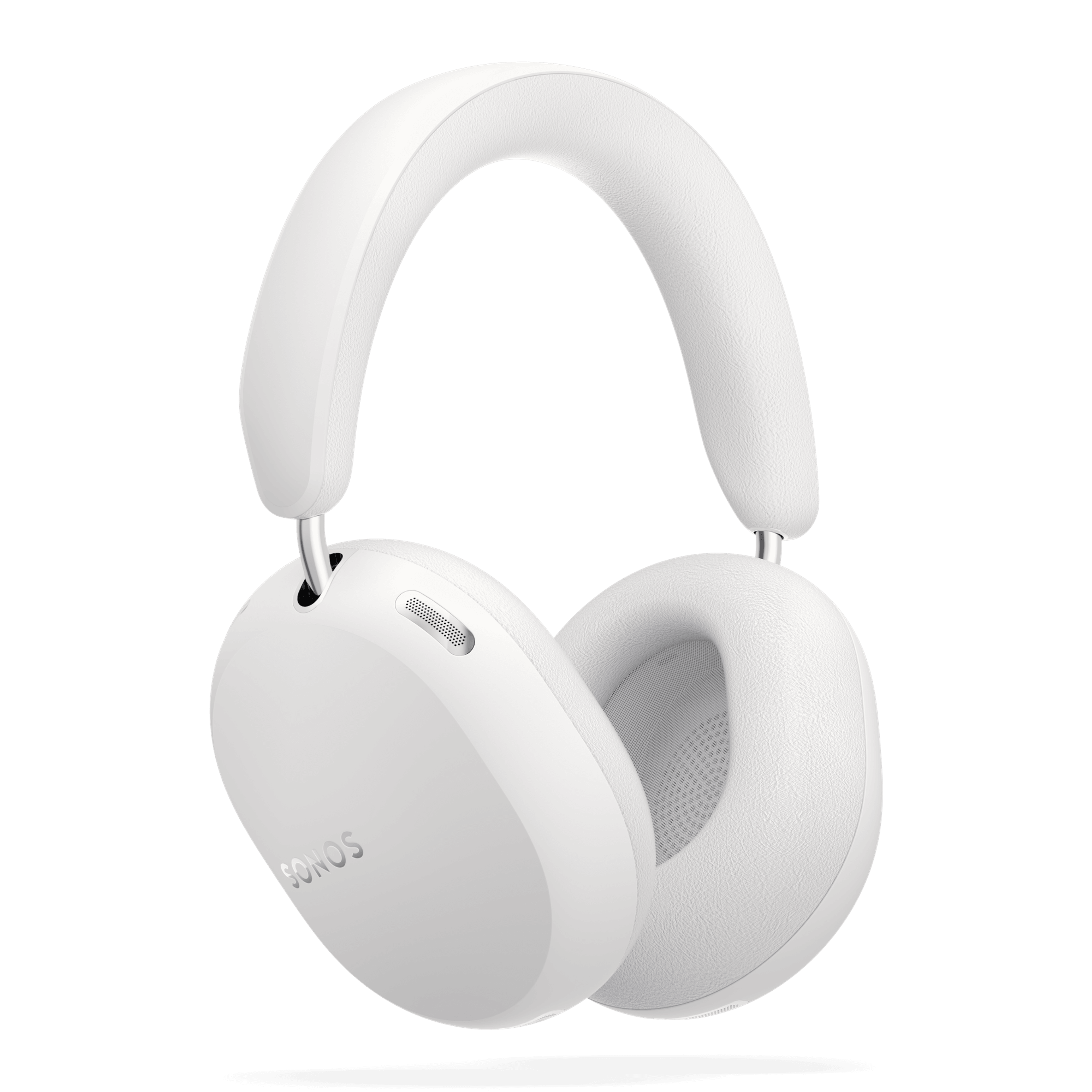 Sonos Ace Ultra in white, three-quarter front view