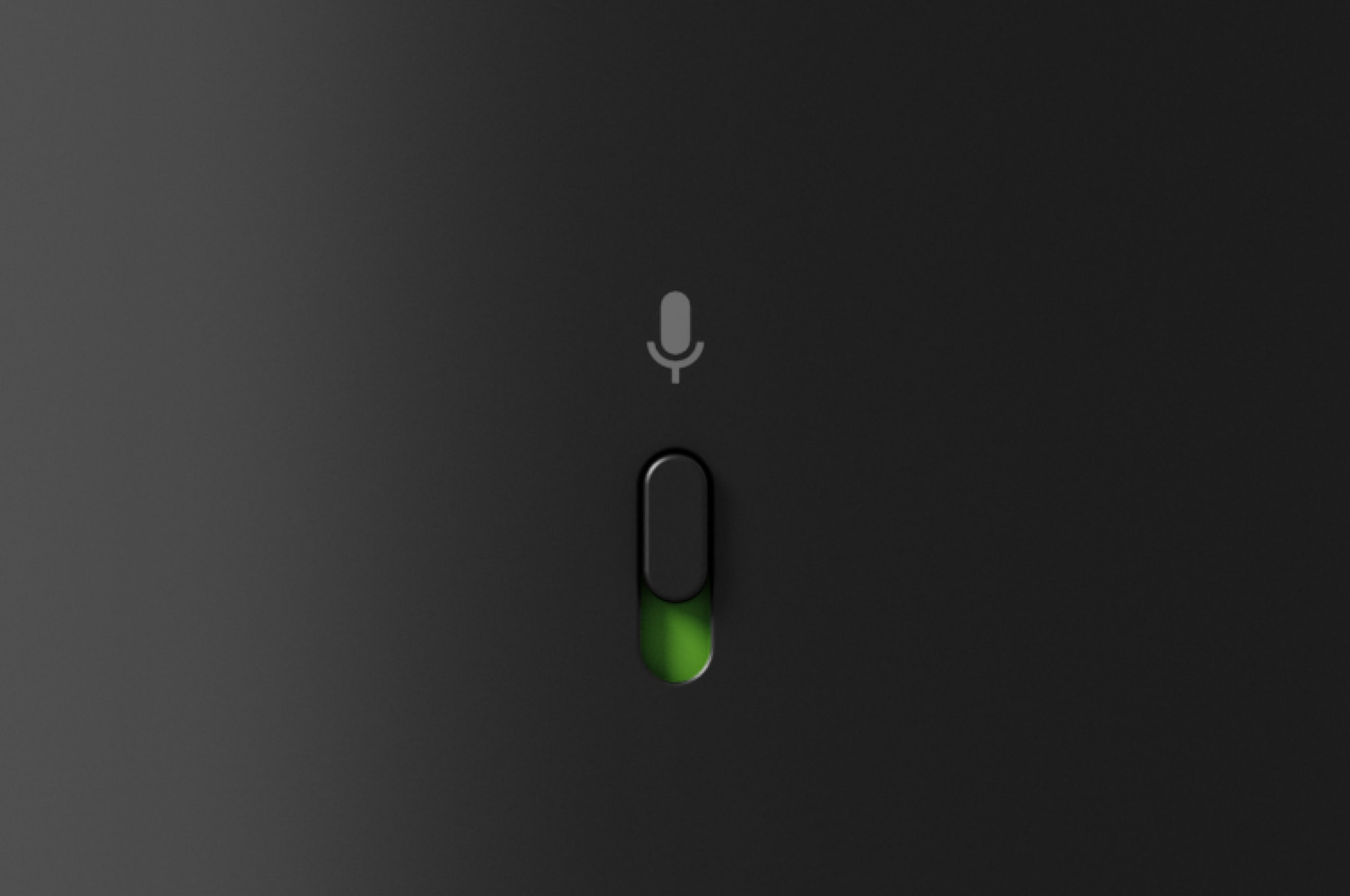 Mic toggle button on black Era 100