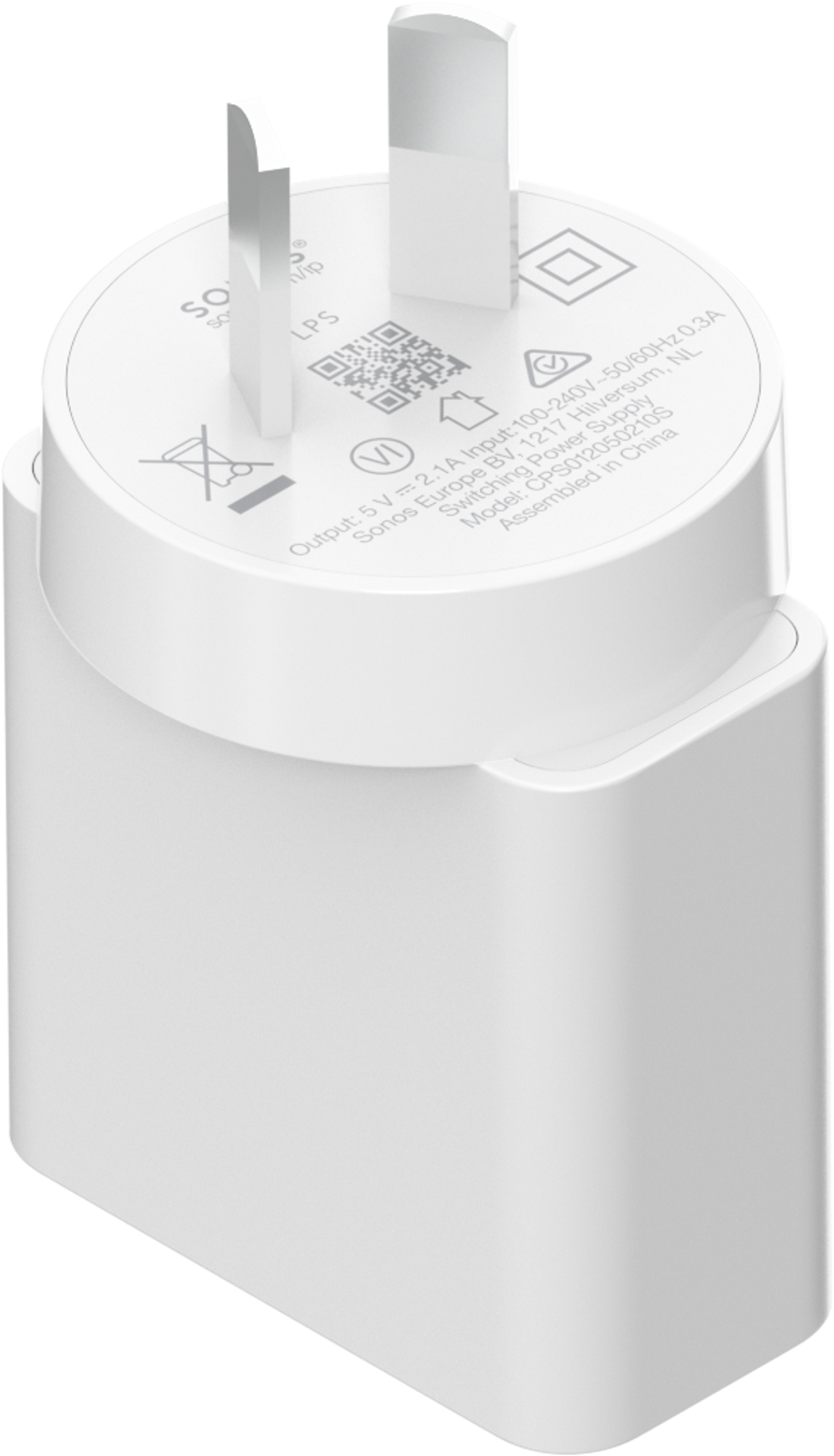 Roam 10W USB power adapter white