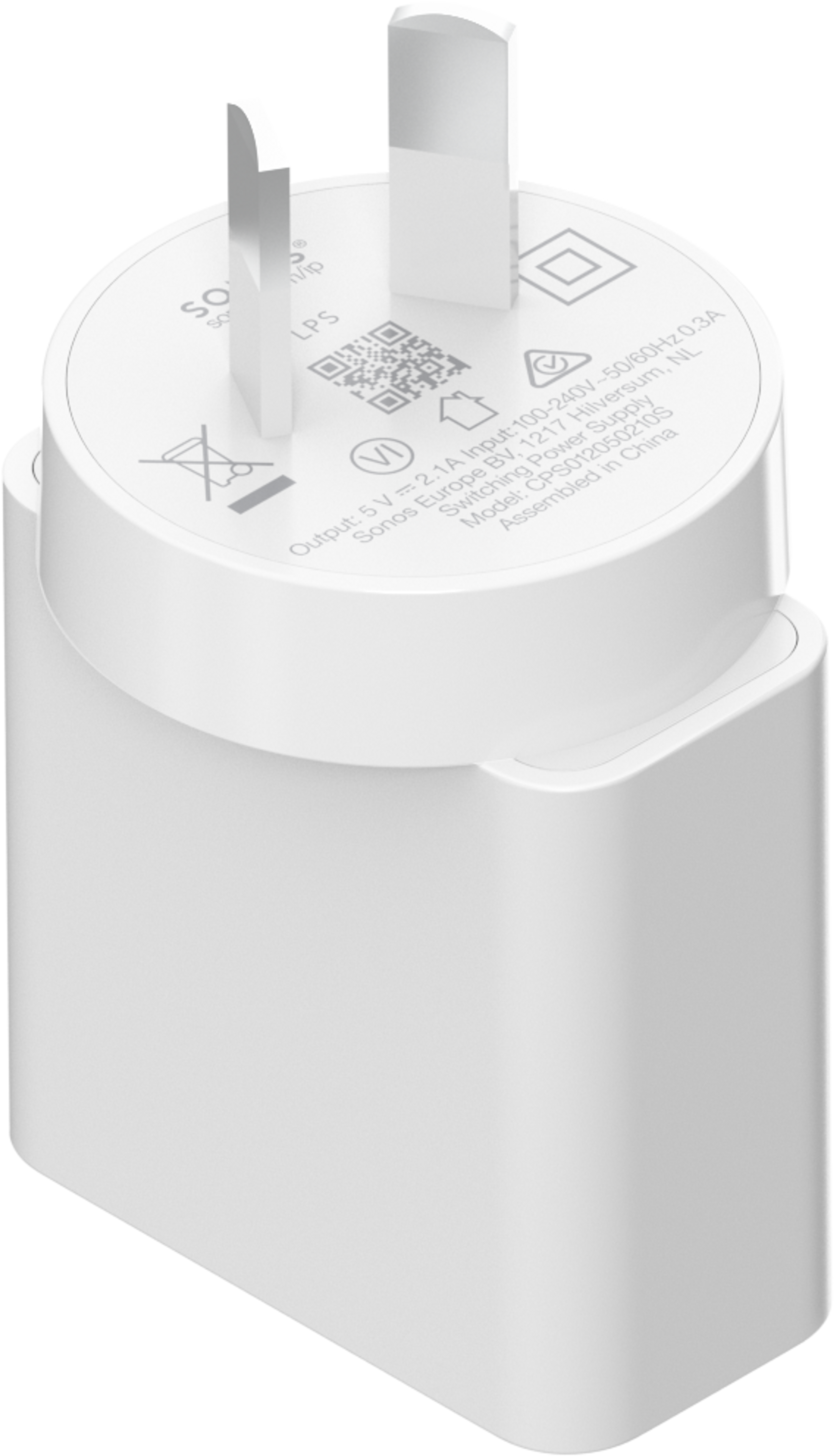 Roam 10W USB power adapter white