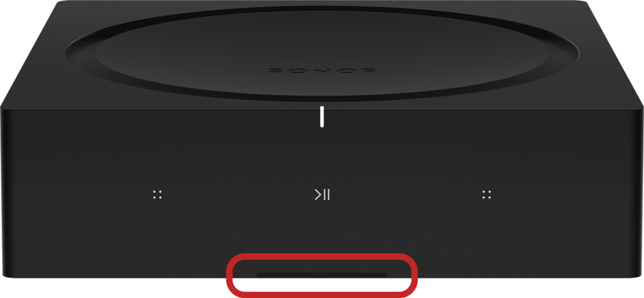 elleve Orkan tom IR sensor location on Sonos home theater products | Sonos
