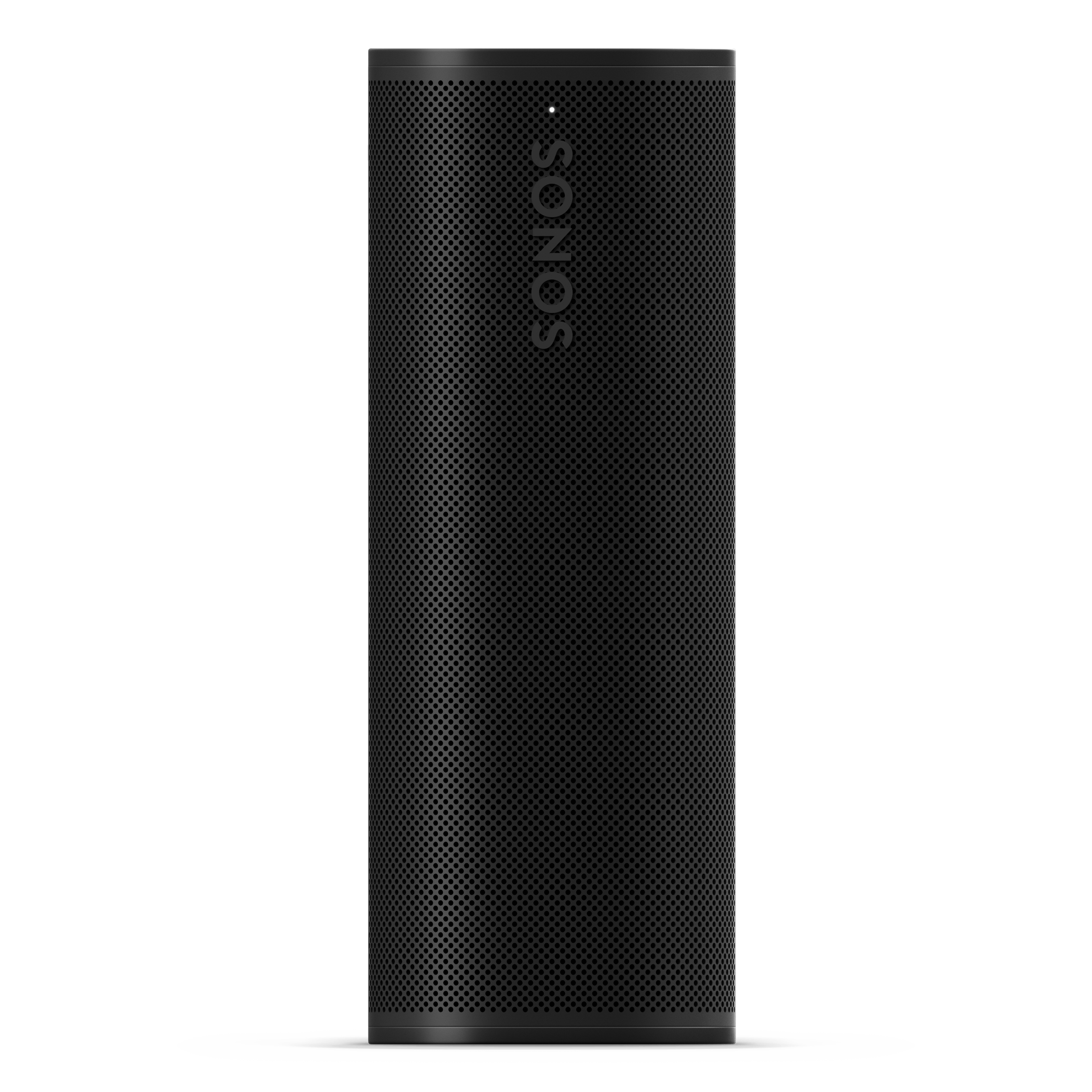 Sonos Roam 2 w kolorze czarnym, widok przedniej części