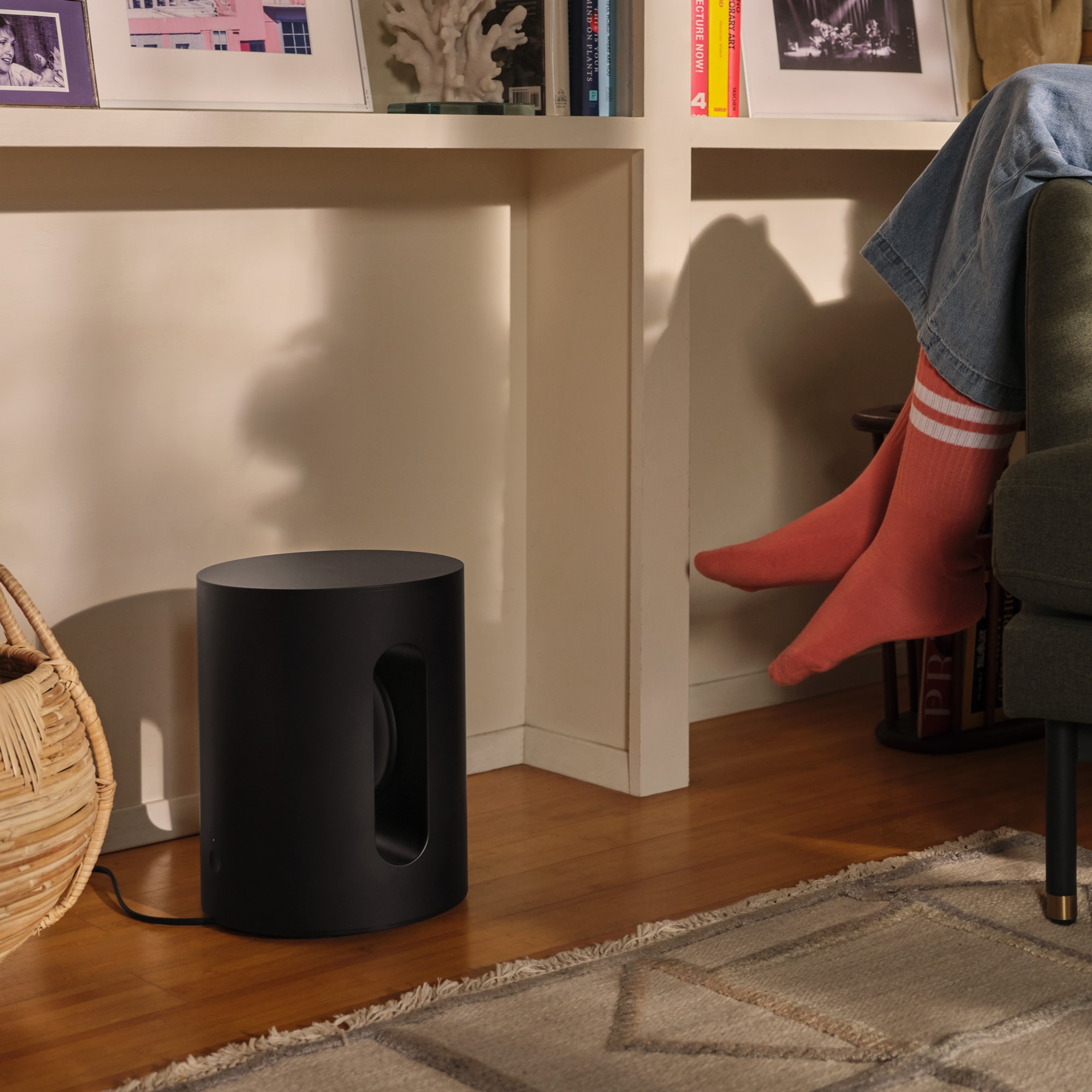 Sub Mini's compact size makes it perfect for those tight spaces or corners of the living room