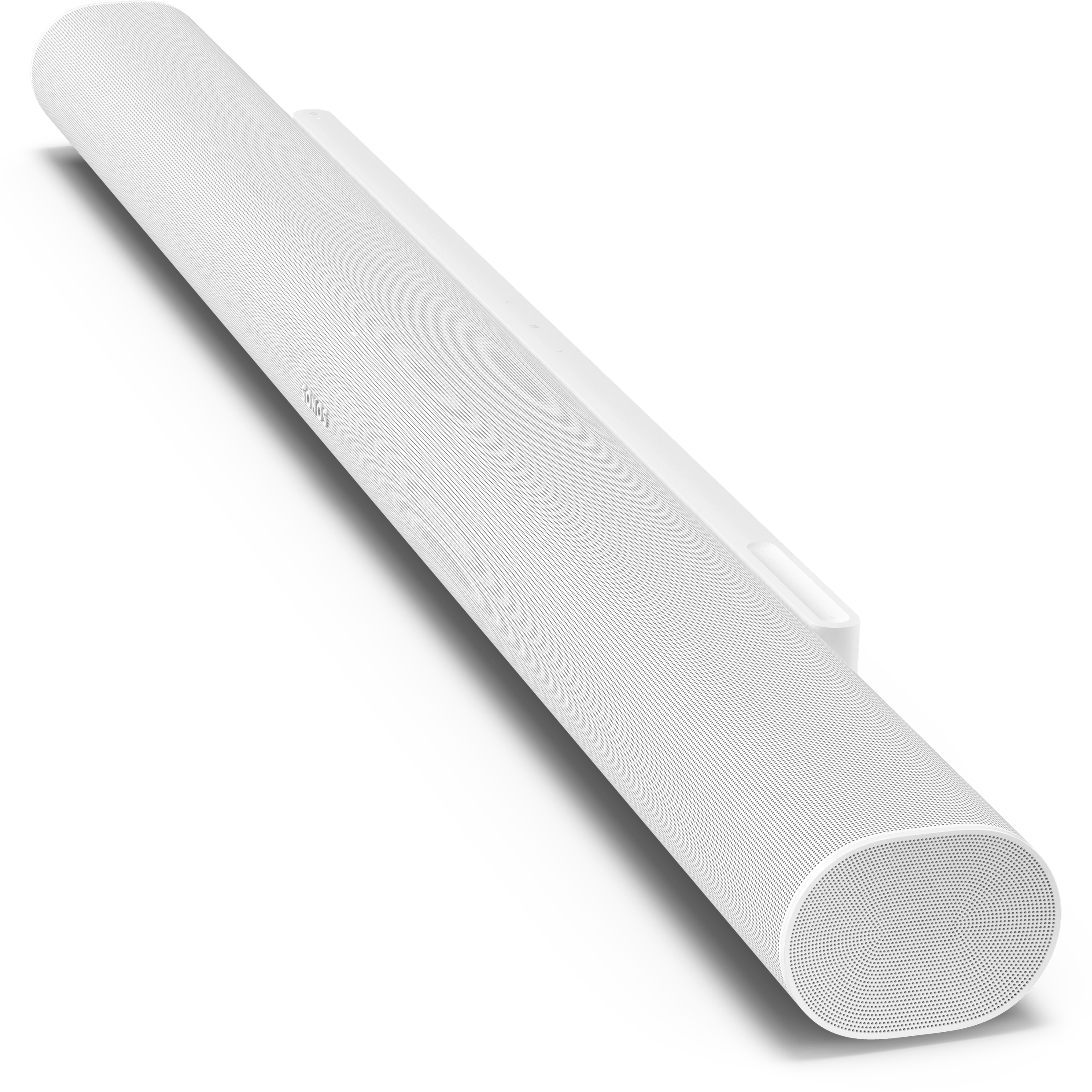 Top of a white Arc Ultra at an angle, from the right side