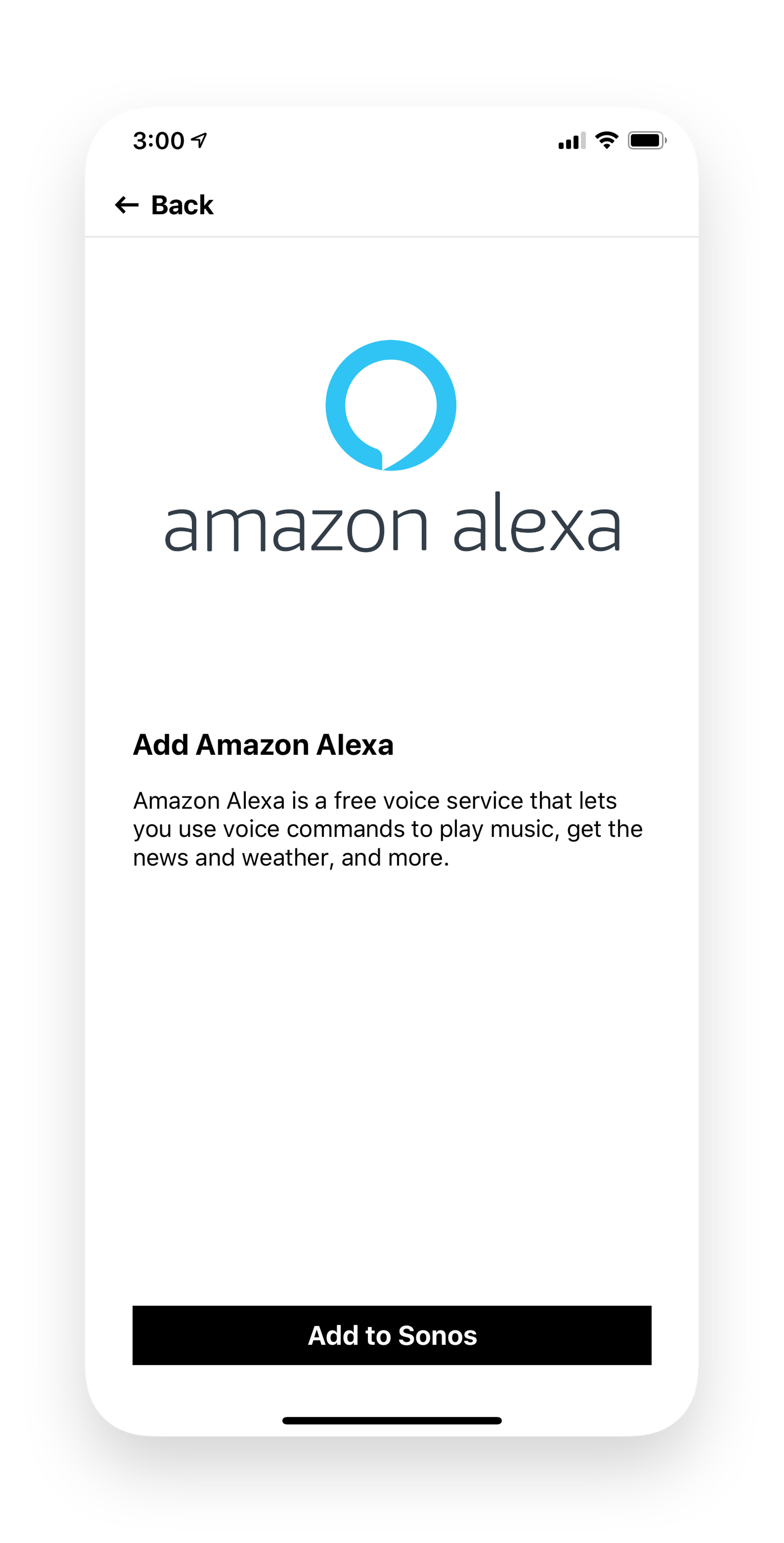 How to get sonos to work with deals alexa