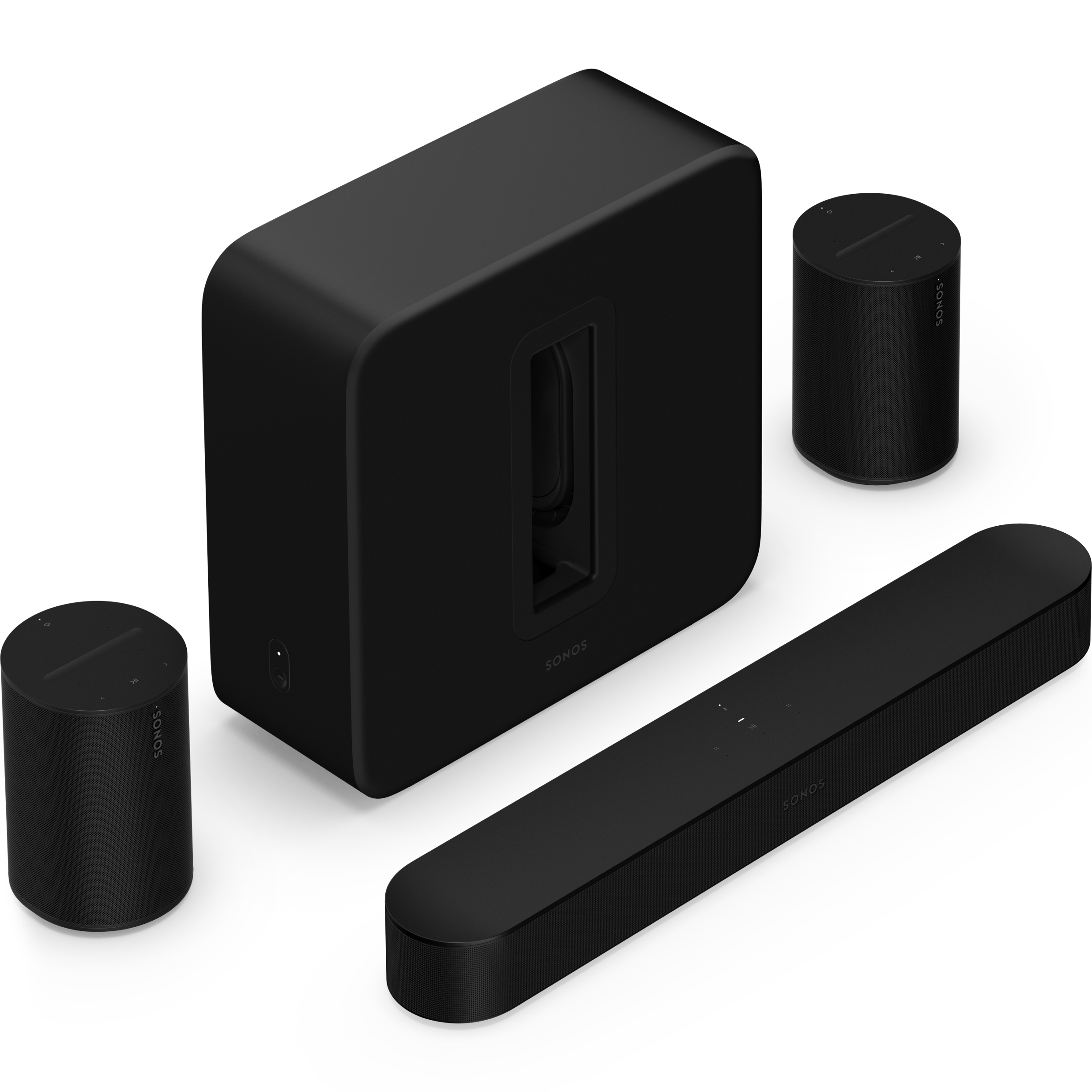 Premium Immersive Set with Beam, Sub 4, & Era 100—Sonos Premium Immersive Set with Beam, Sub 4, & Era 100—Sonos