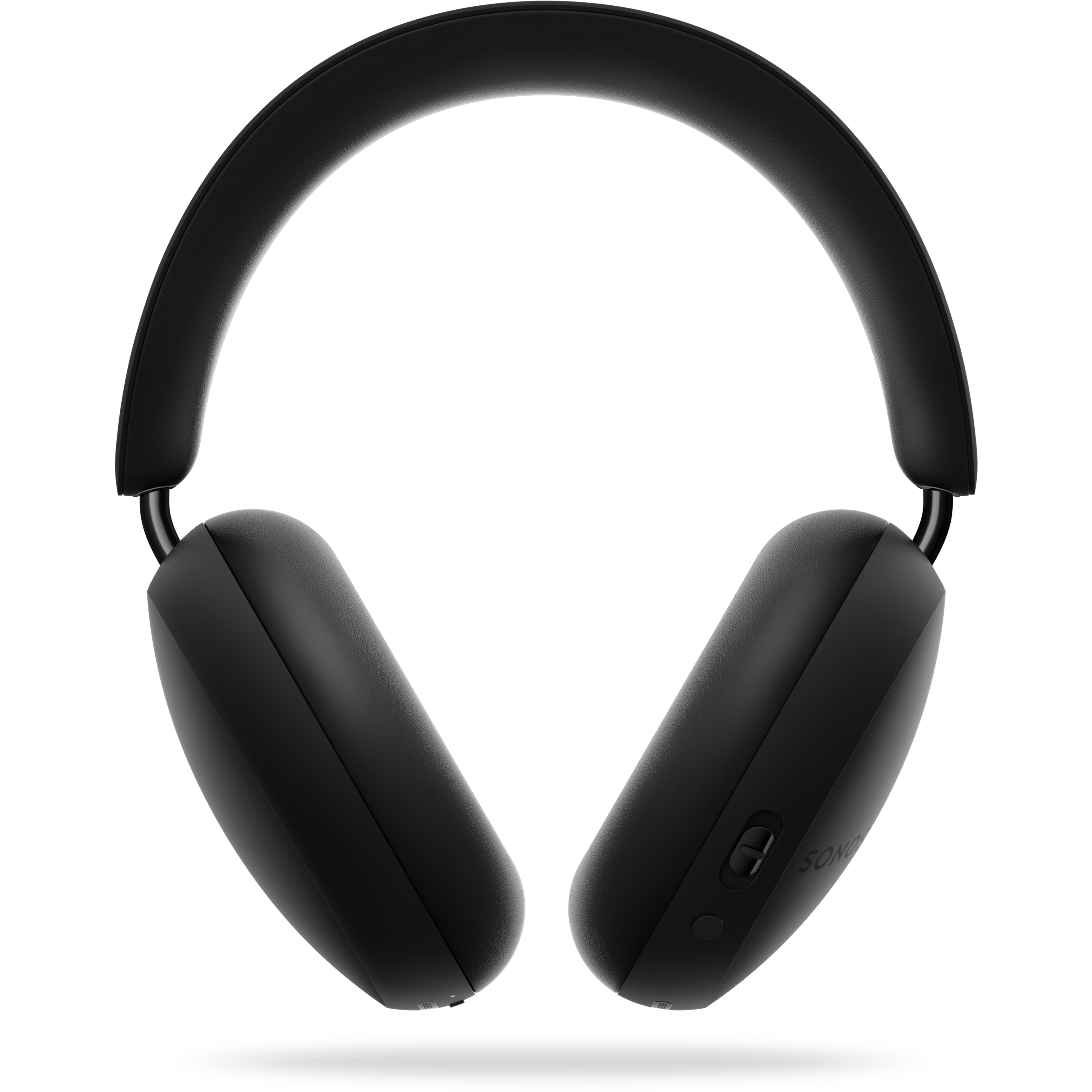 Sonos Ace-hovedtelefoner i sort, bagudvendt vinkel over skygge