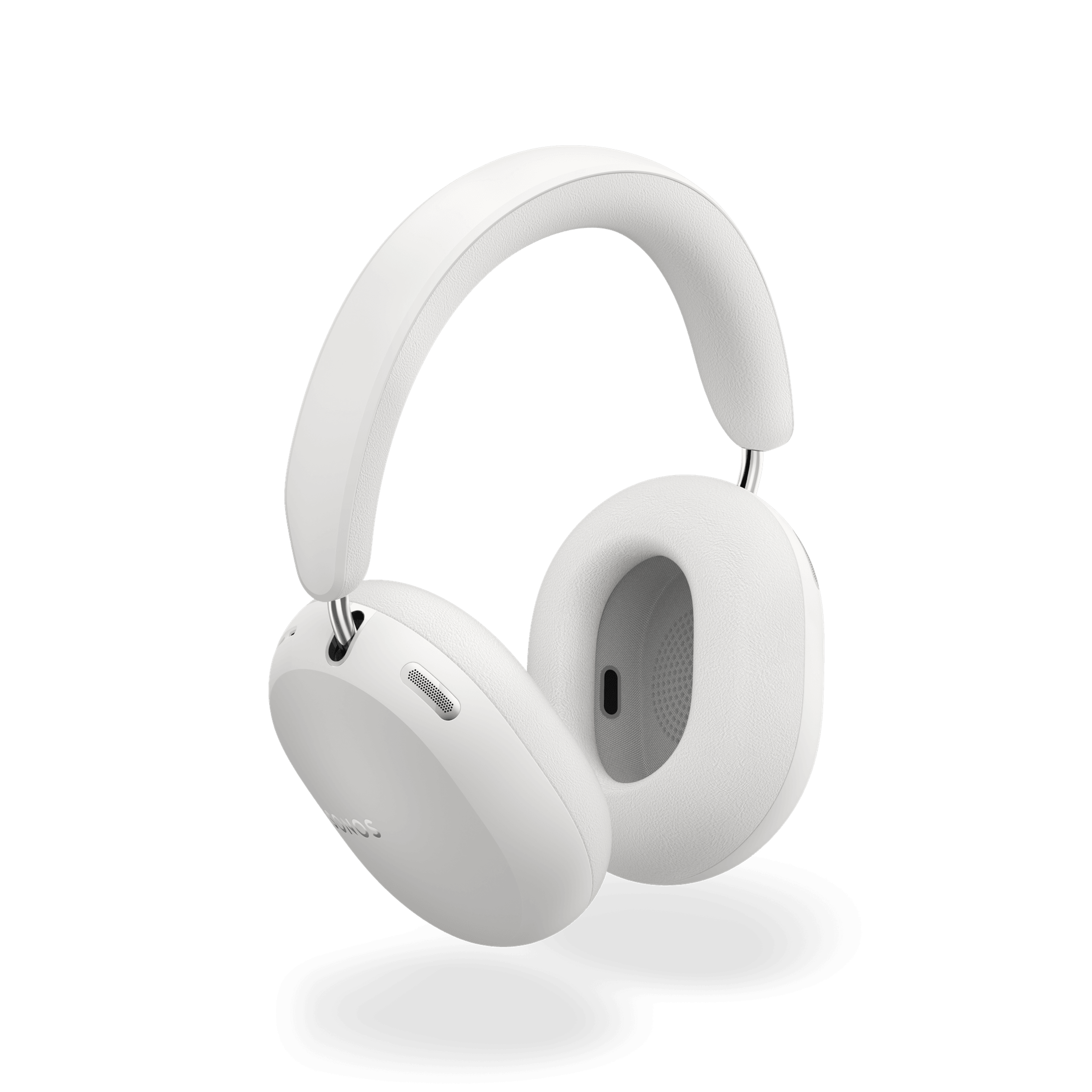 Sonos Ace Ultra in white, three-quarter elevated view