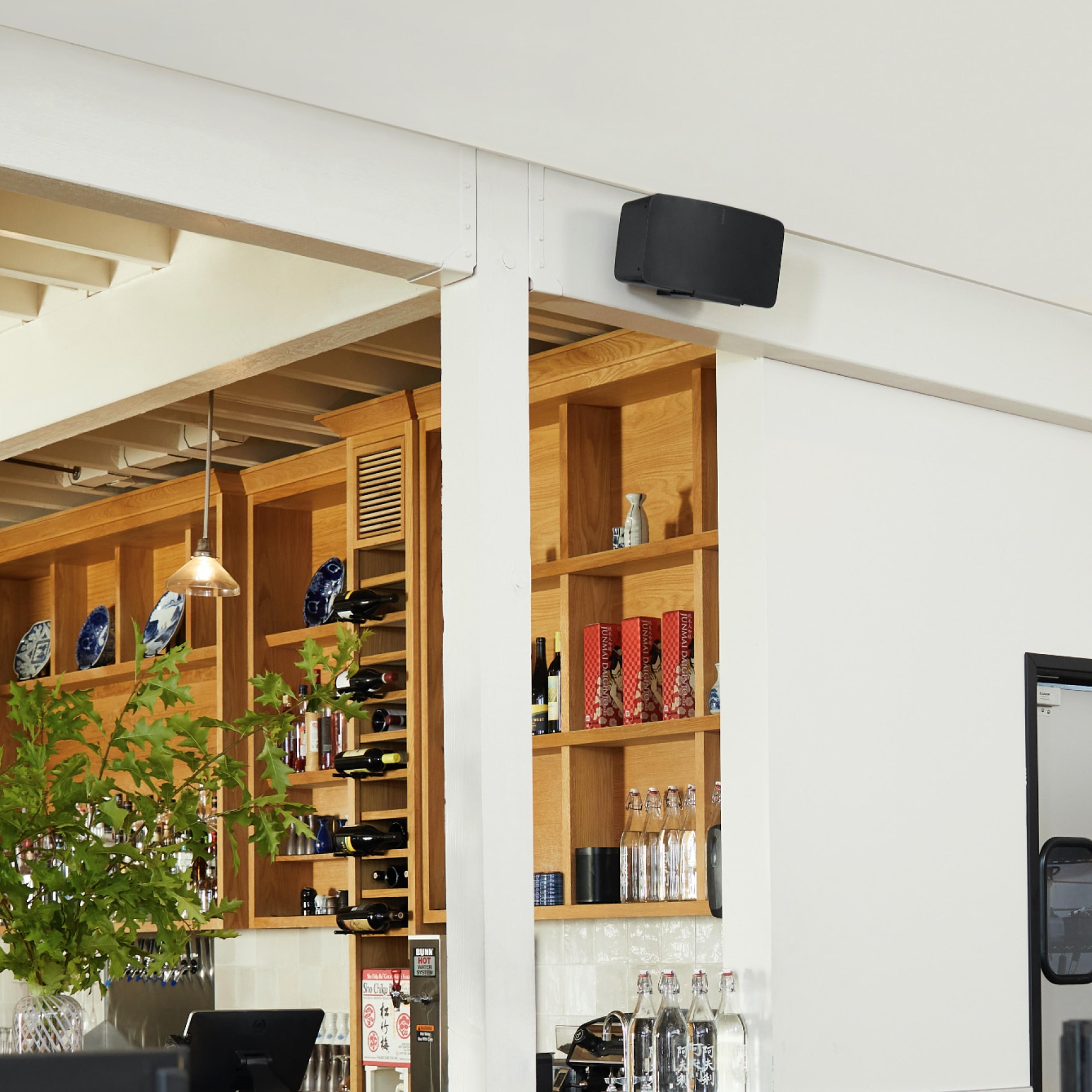 Sonos Five mounted on a wall