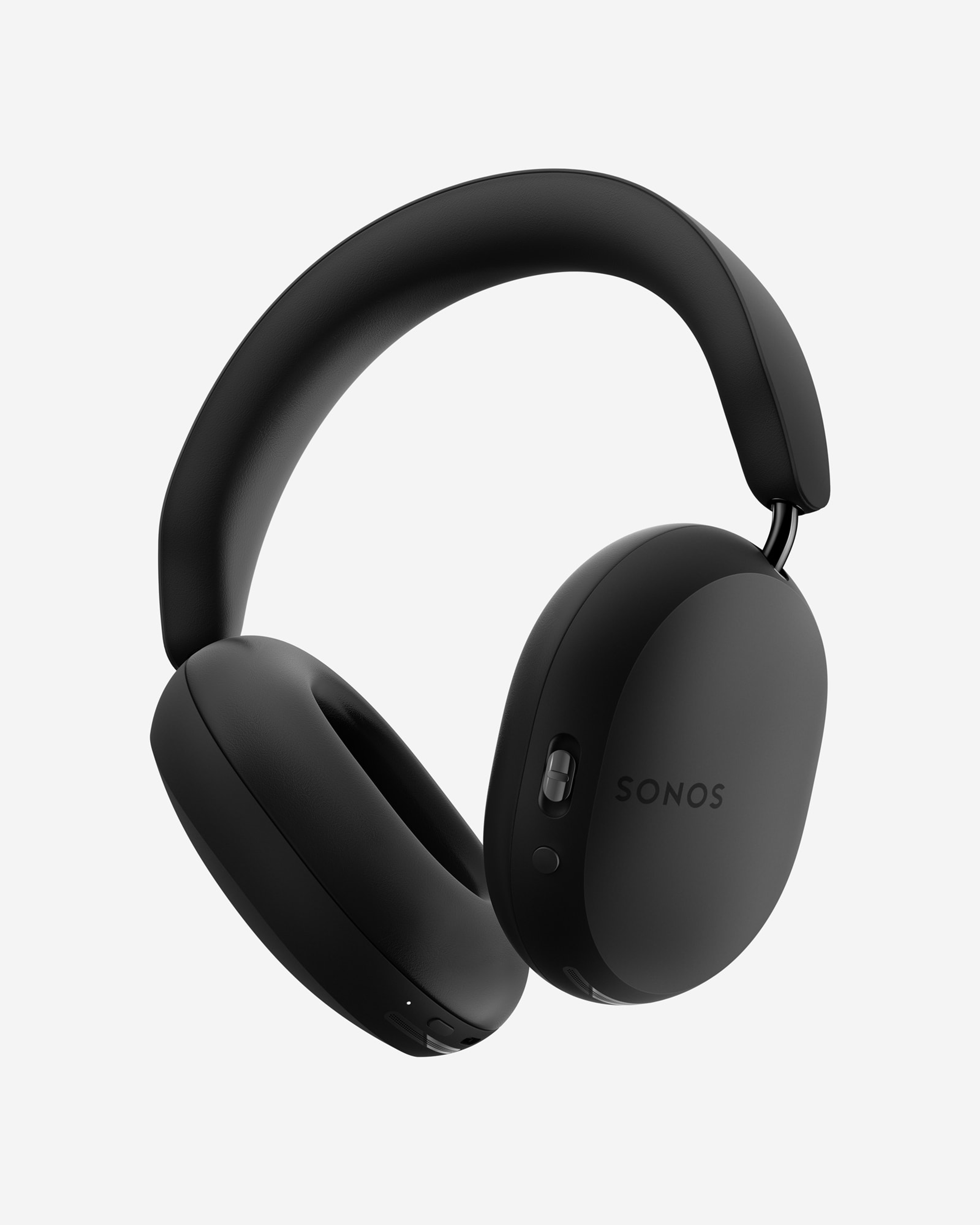 Căști Sonos Ace negre pe un fundal gri