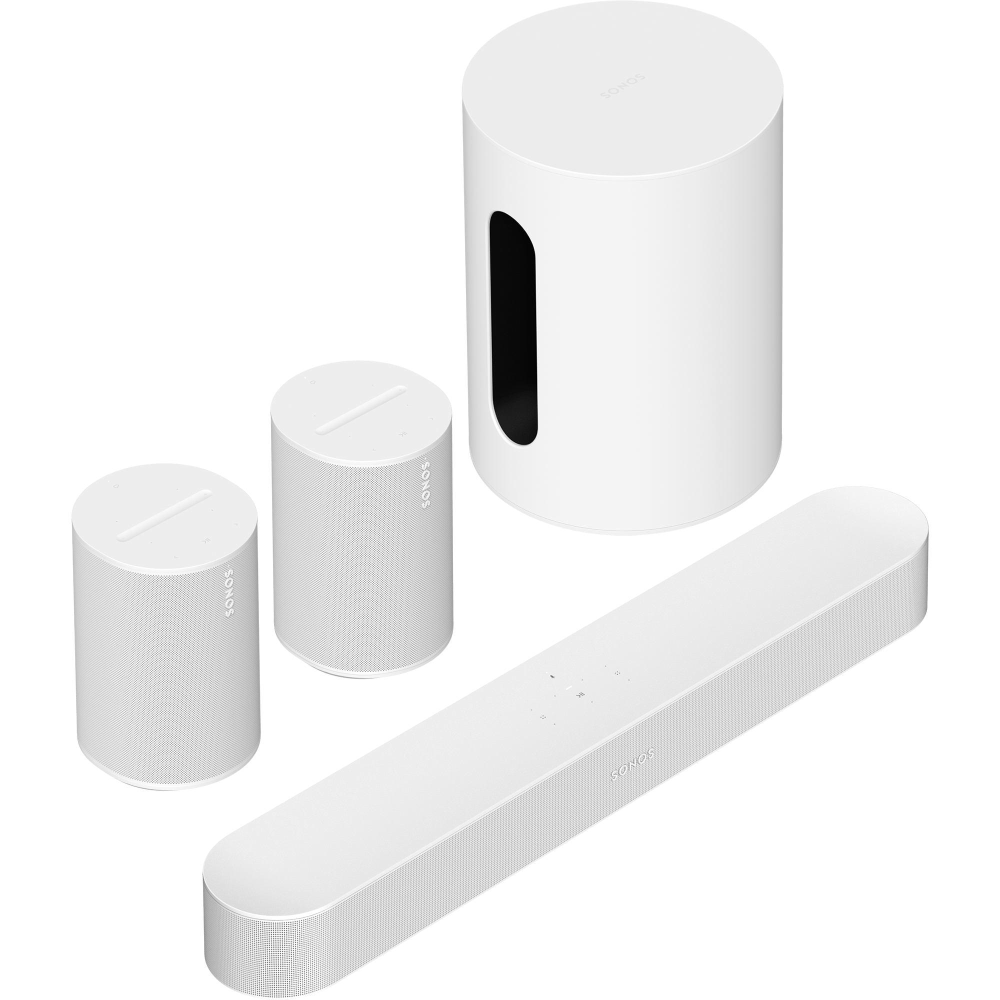 Immersive Set with Beam, Sub Mini, and Era 100 | Sonos Immersive Set with Beam, Sub Mini, and Era 100 | Sonos