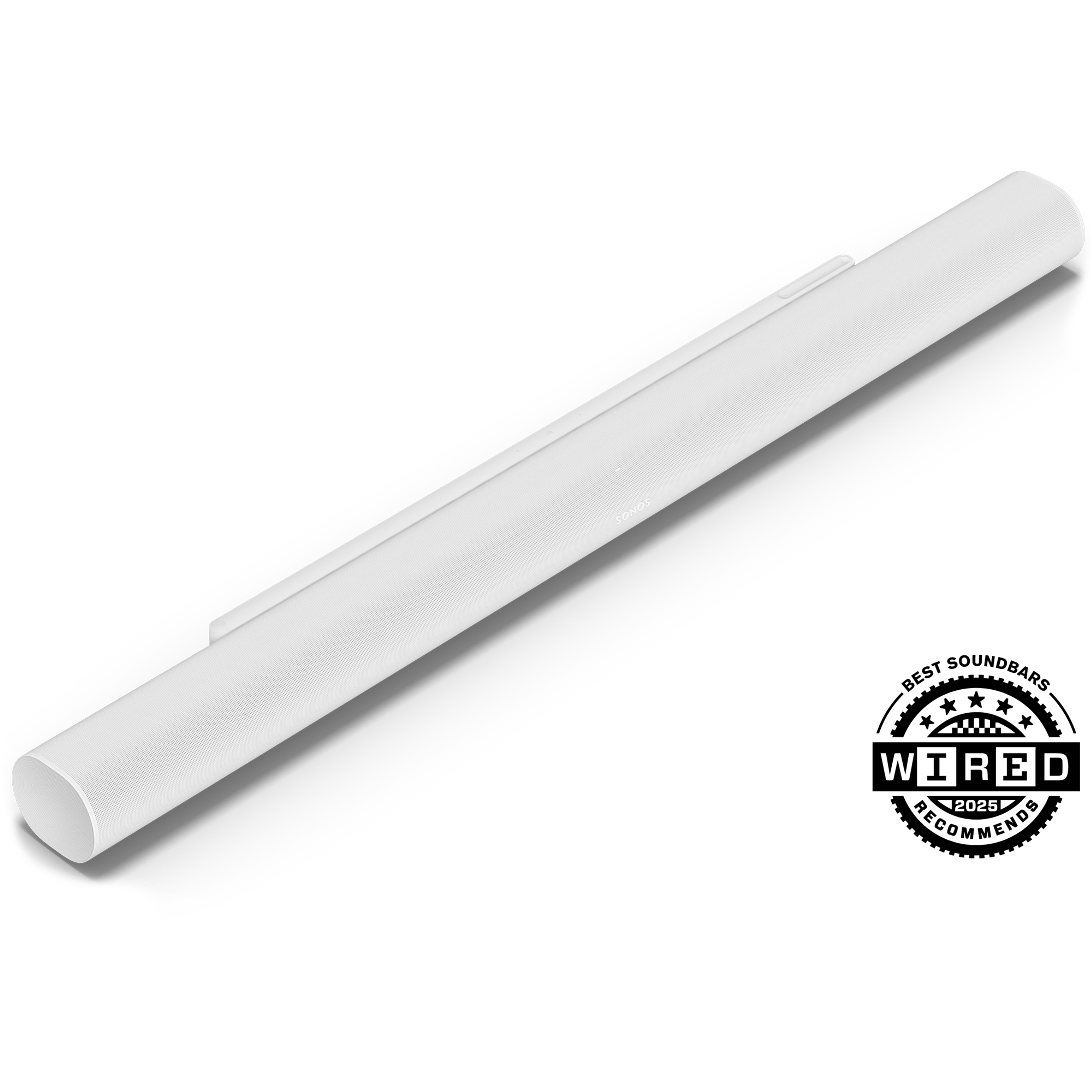 Bovenaanzicht van een iets gedraaide witte Arc Ultra