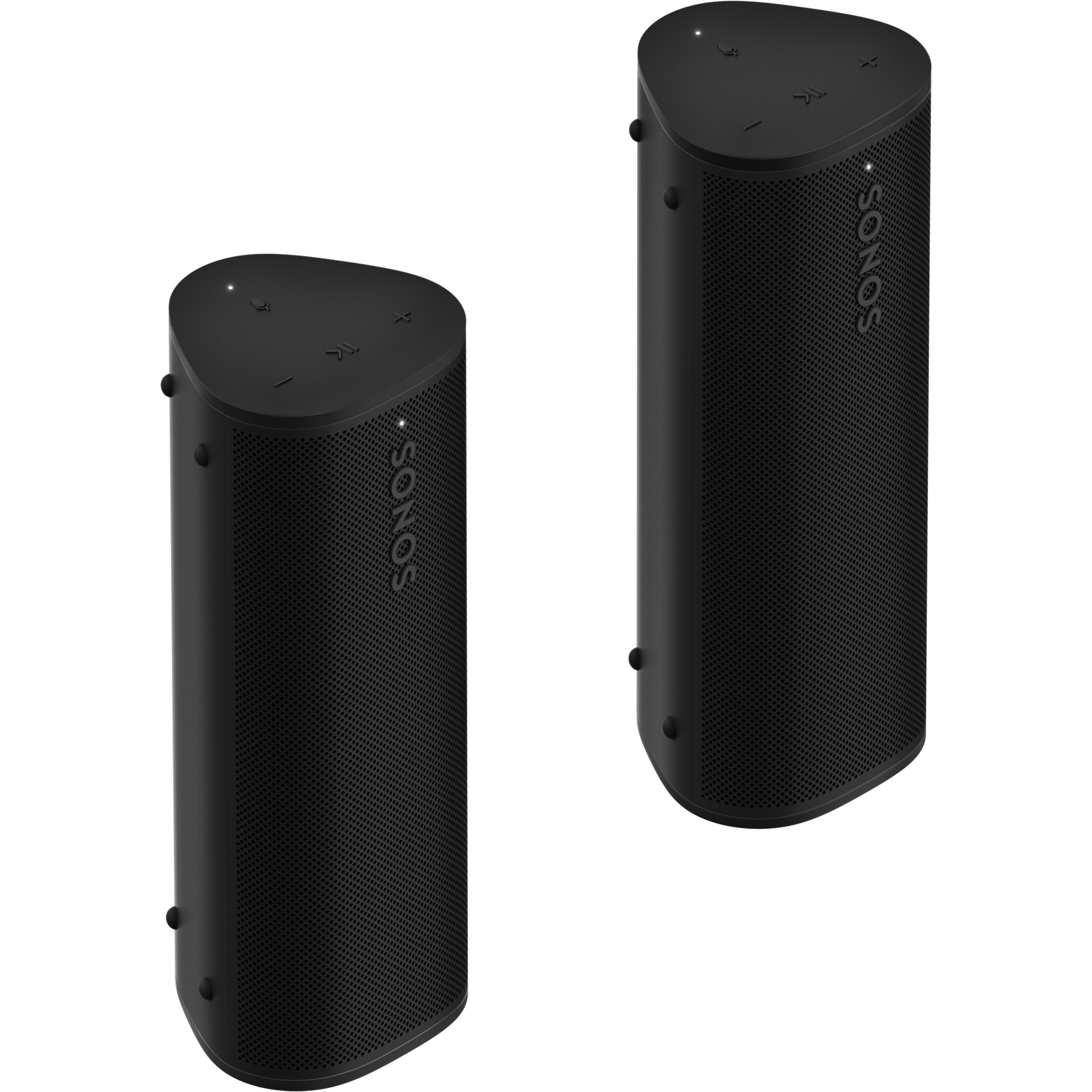 Zestaw z dwoma Sonos Roam 2 w kolorze czarnym