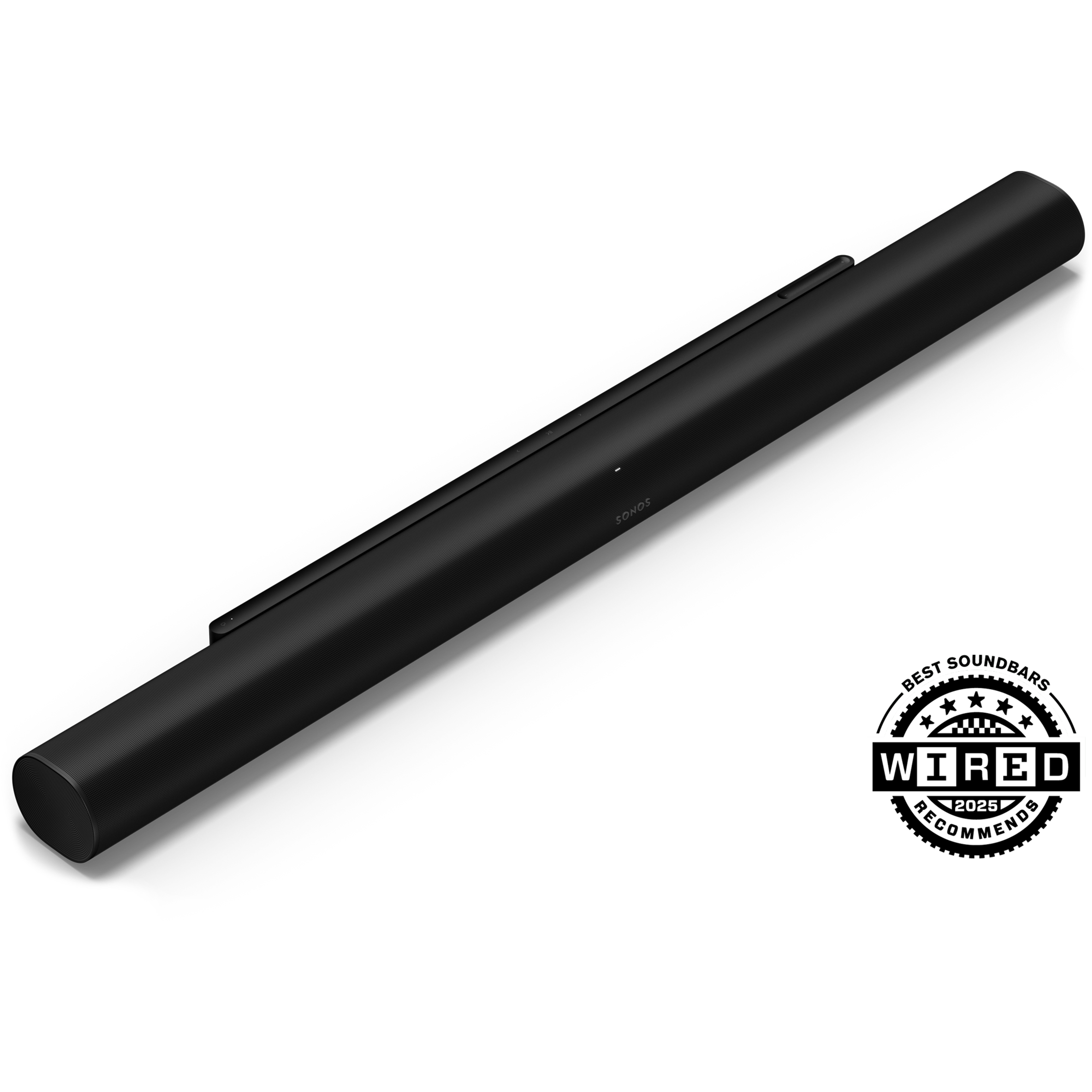 A black Arc Ultra from above, turned at a slight angle