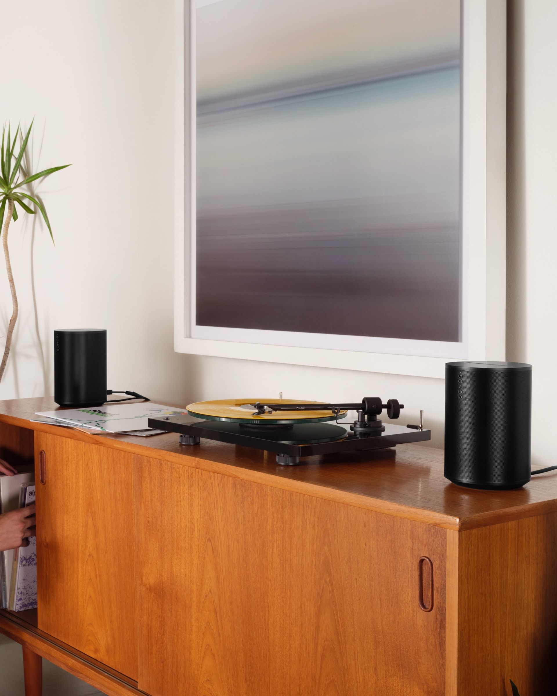 Sonos Era 100 in living pentru muzica de zi cu zi