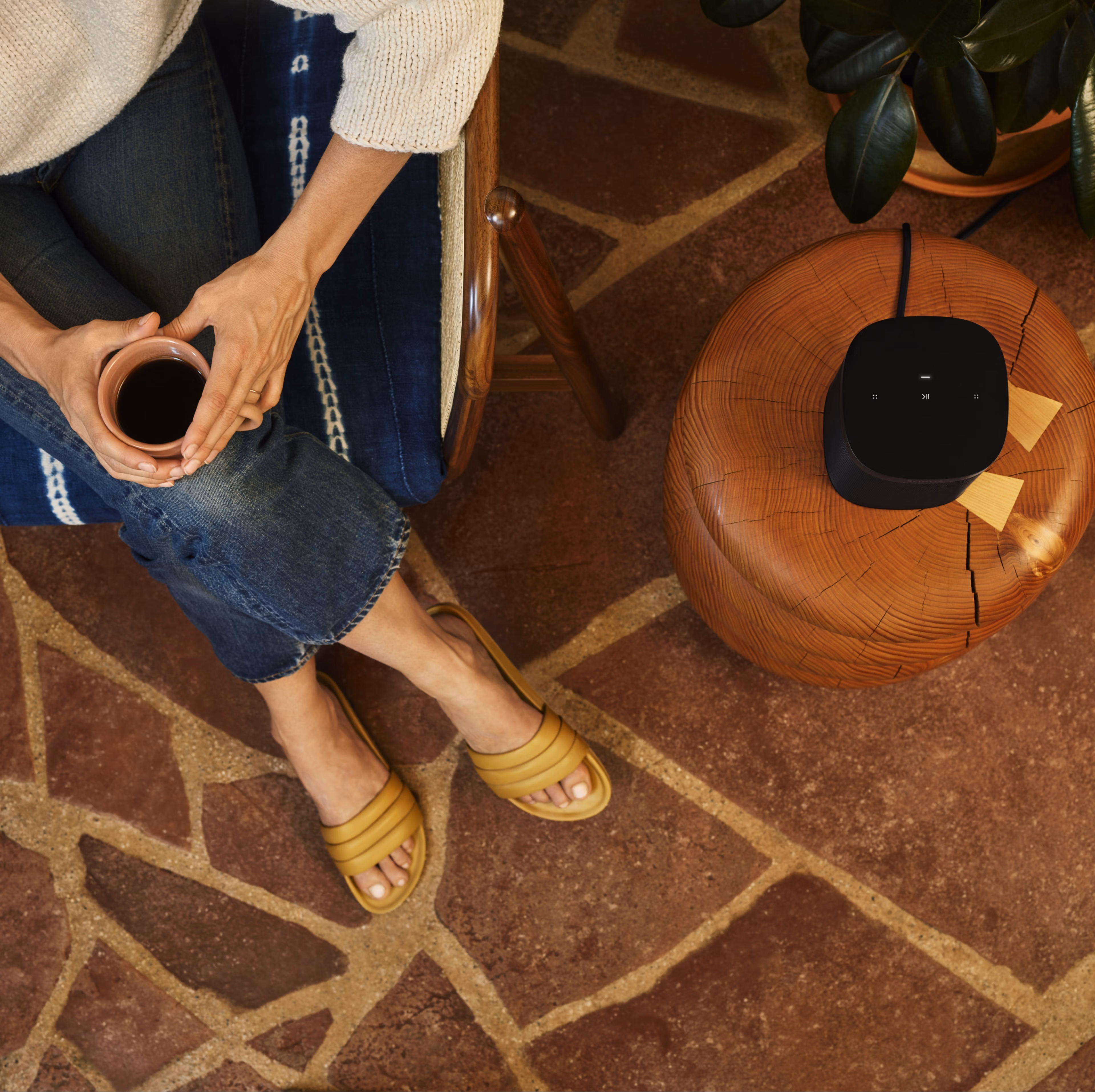 One SL Black on side table