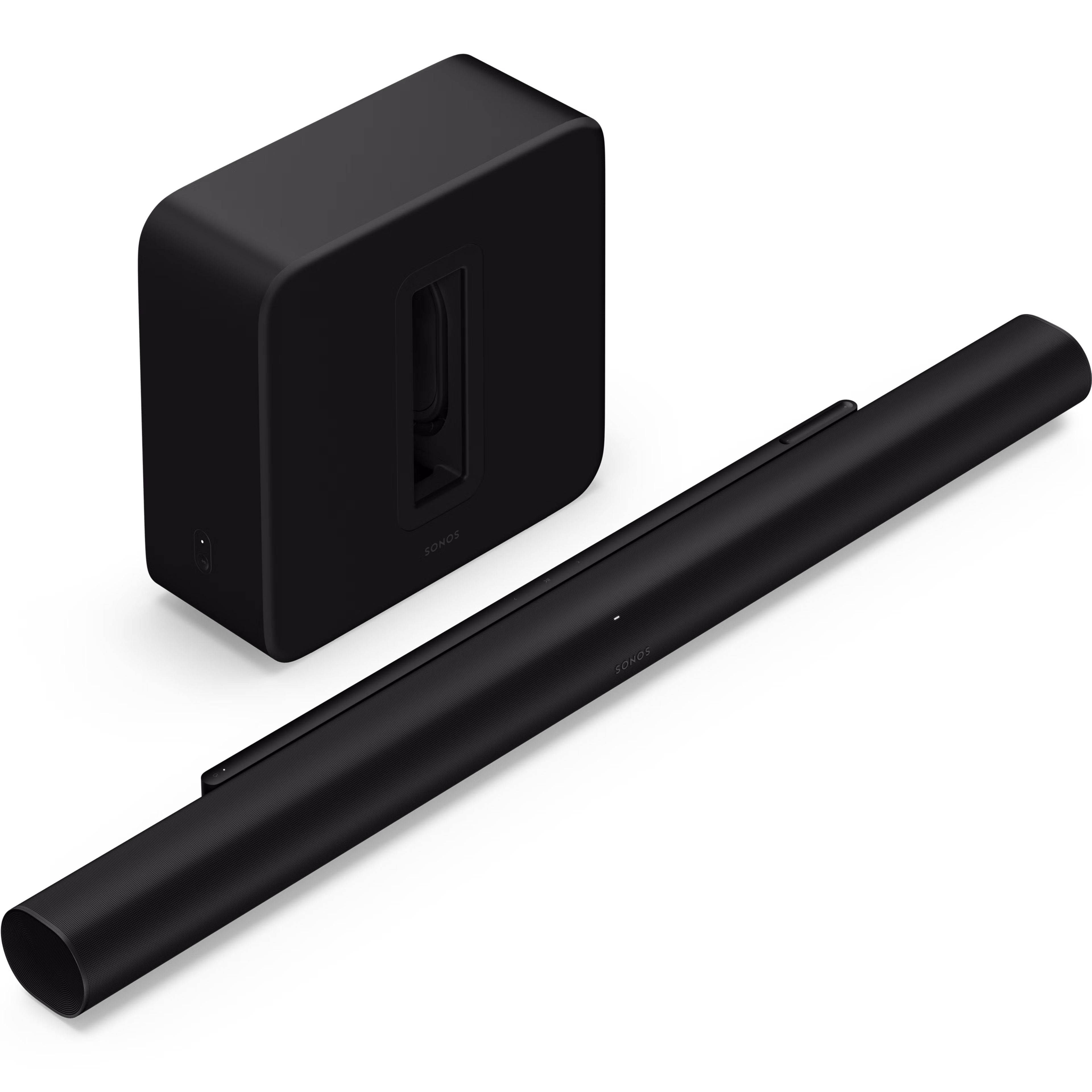 Set of a black Arc Ultra and a black Sub 4