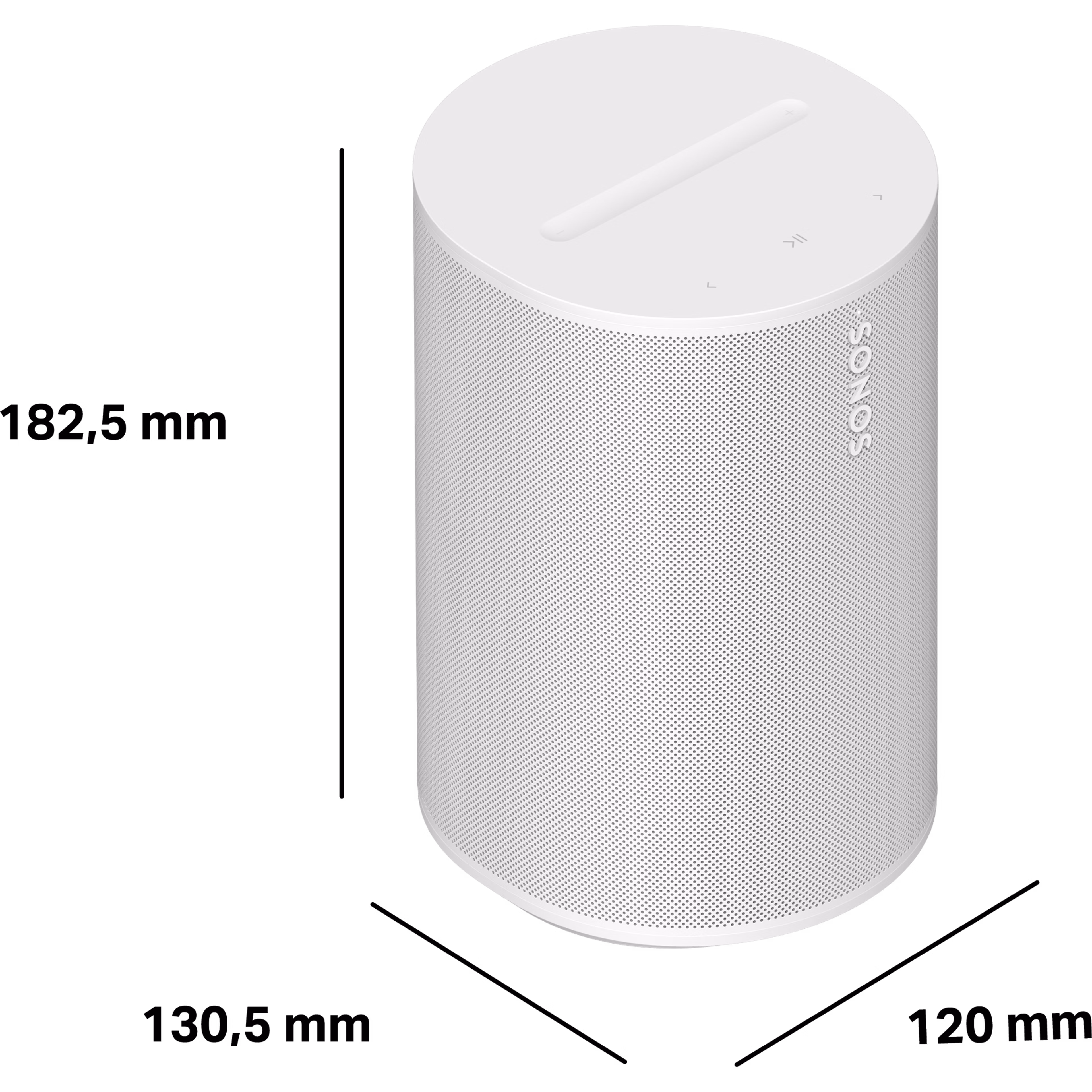 Era 100 SL mesure 182,5 mm de hauteur, 130,5 mm de profondeur et 120 mm de largeur