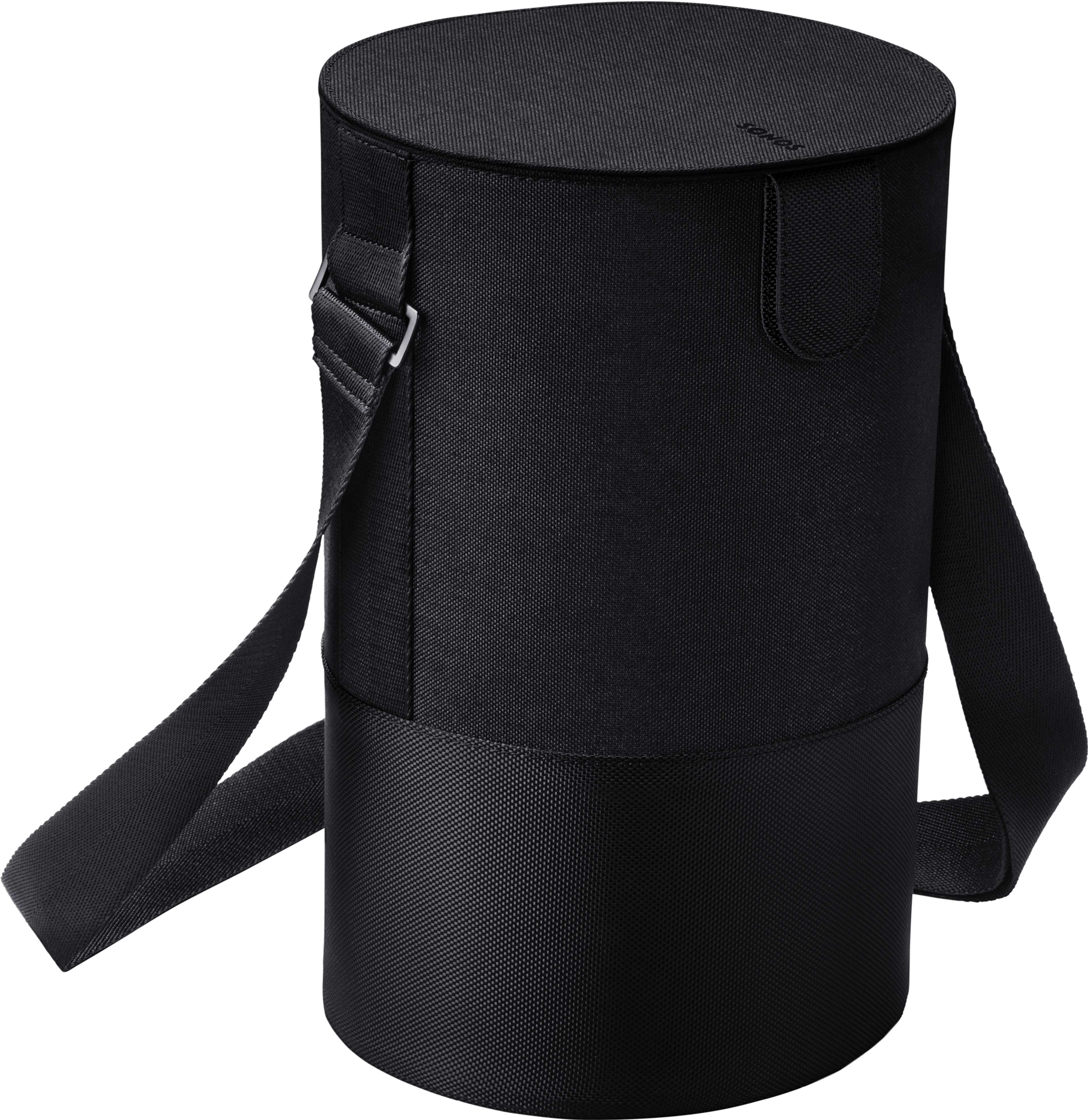 Image of the top and front of a closed Sonos Move Travel Bag turned at an angle