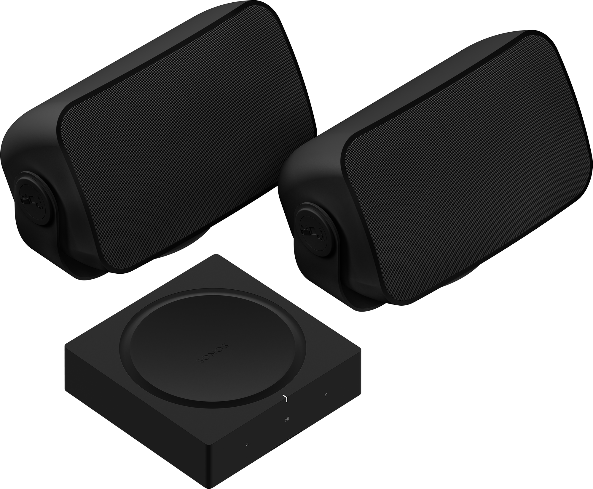 Weatherproof Outdoor Speaker Set and Amp | Sonos