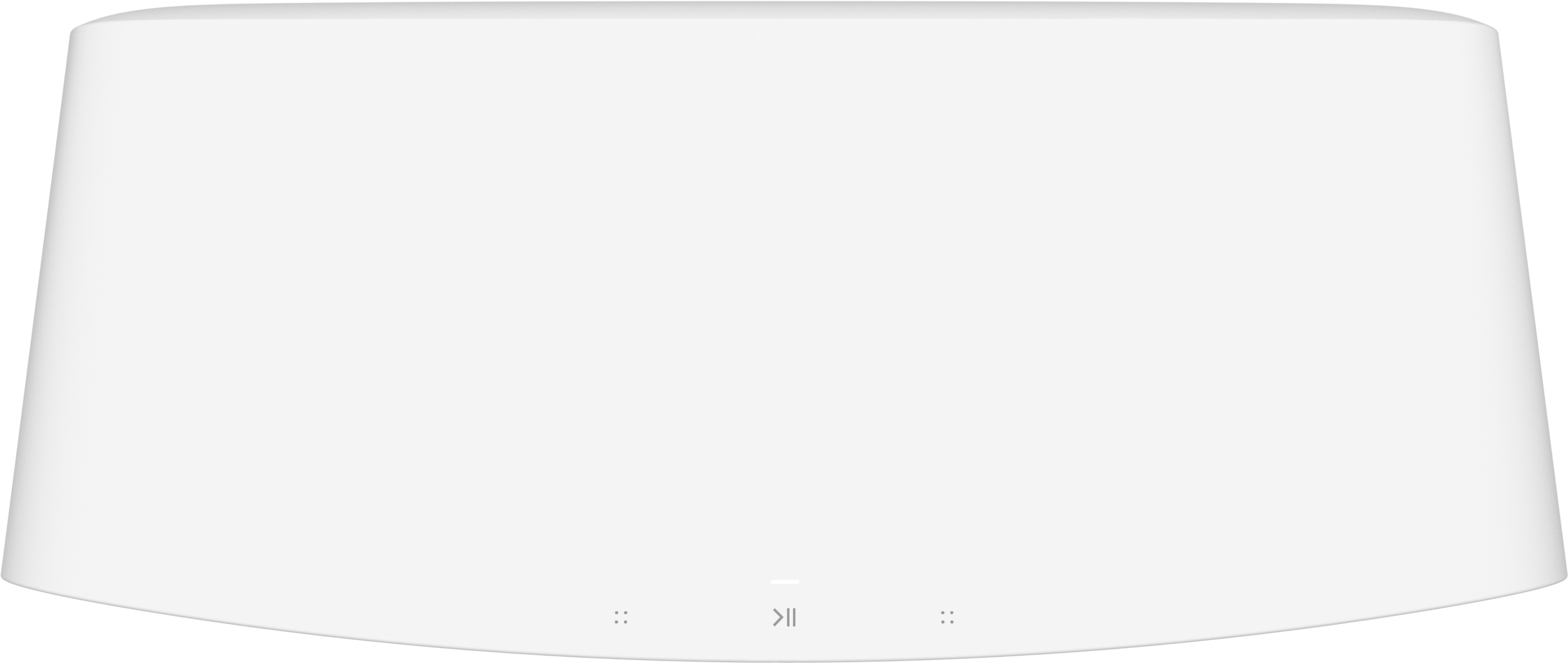 Vista parte superiore di Five bianco